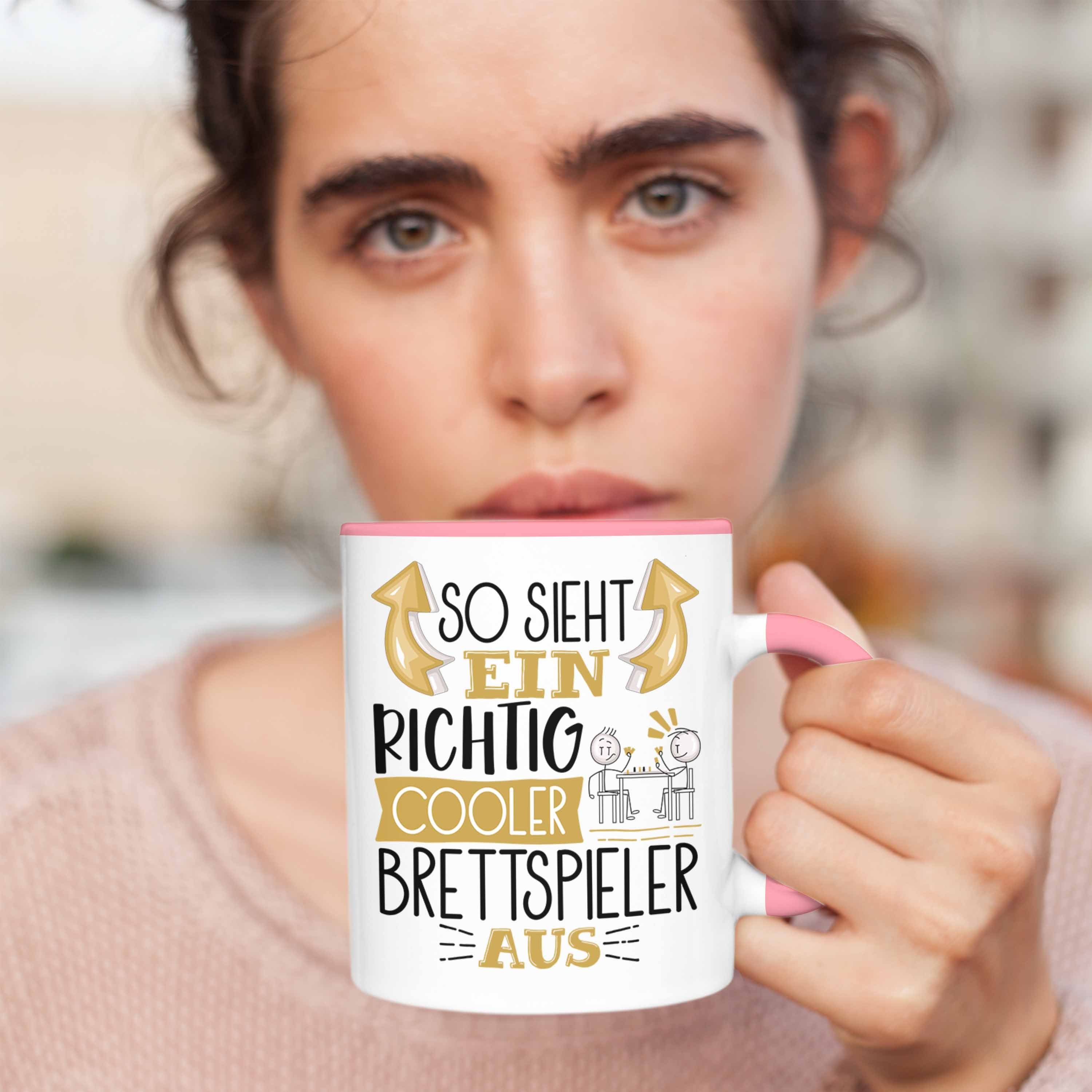 Brettspieler Tasse Lustiger Sieht Aus Trendation Rosa Richtig Cooler Tasse So Geschenk Ein