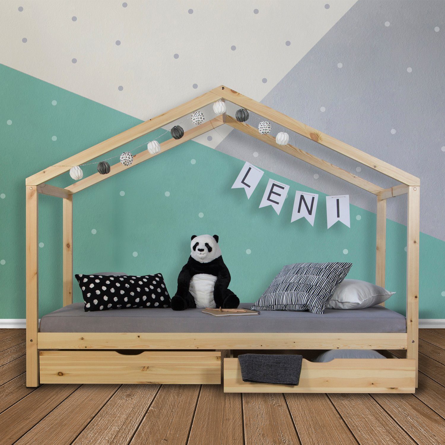 Homestyle4u Hausbett, mit Lattenrost und Bettkasten online kaufen | OTTO