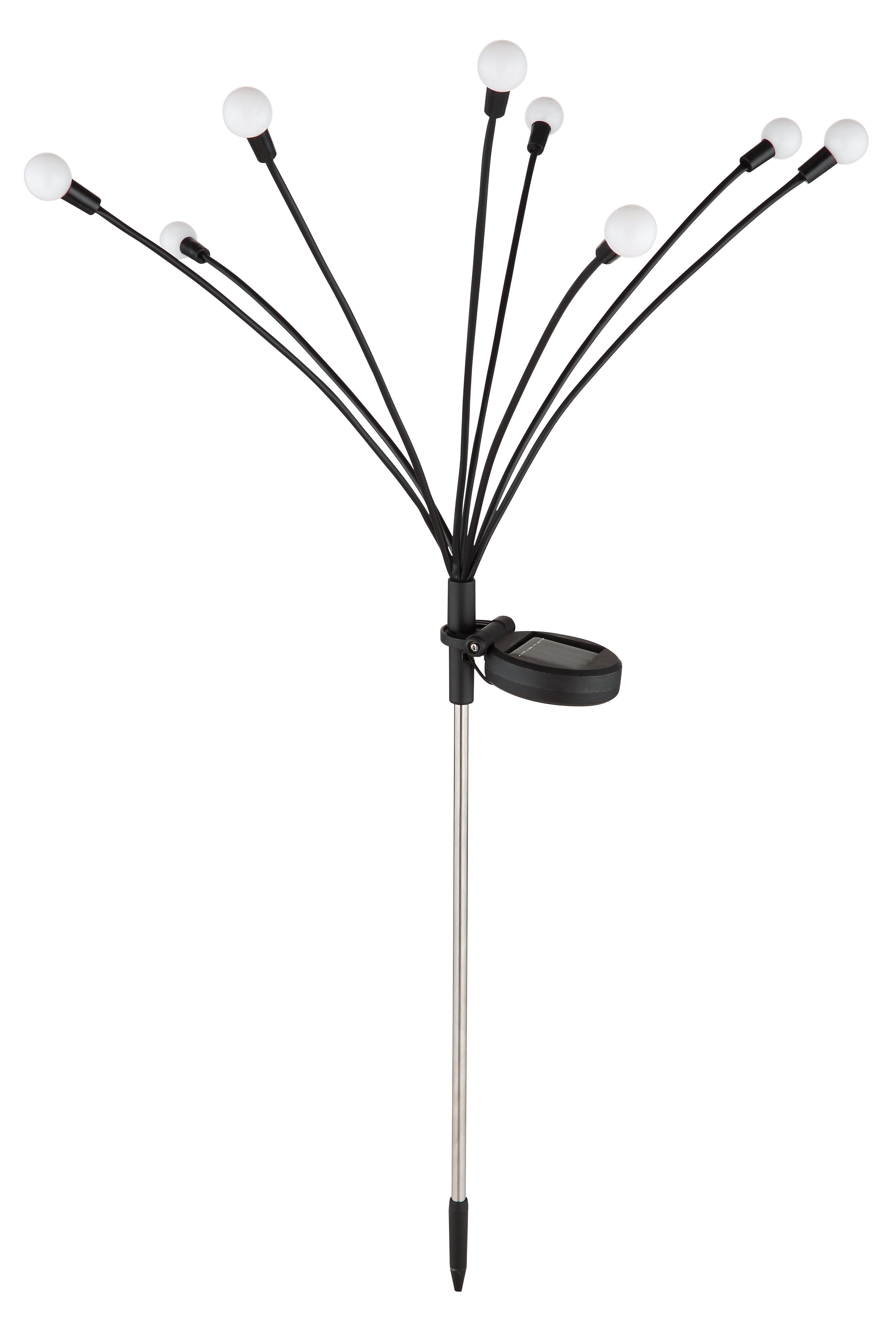 GLOBO LIGHTING LED Solarleuchte SOLAR, LED fest integriert, Warmweiß, Solarlampe für Garten, Toller Lichteffekt, mit Erdspieß