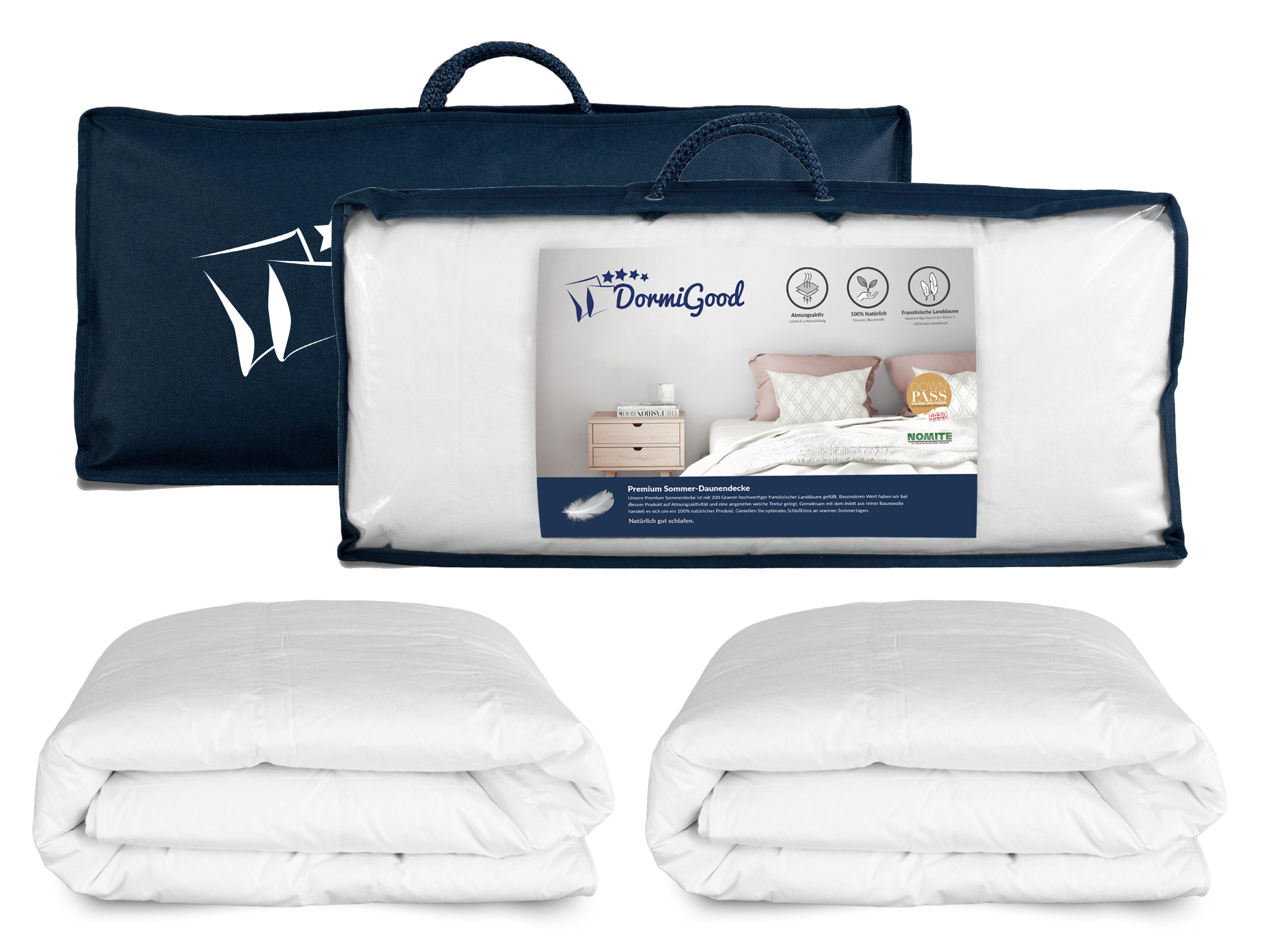 DormiGood Daunenbettdecke 2er Set Premium Daunendecke günstig online kaufen