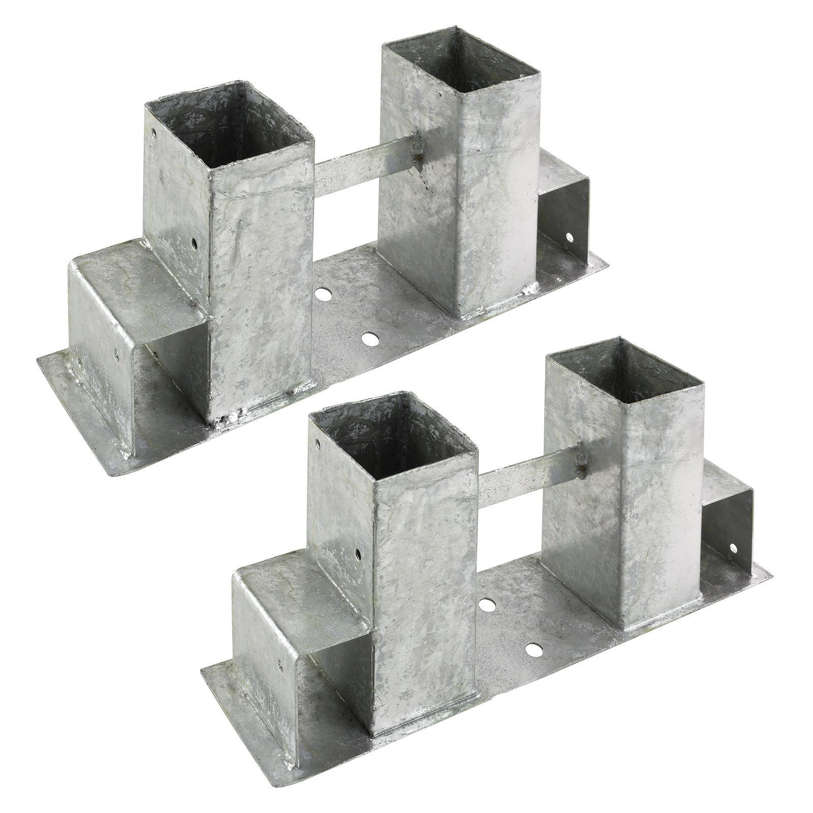 DEMA Kaminholzregal-Erweiterung Holz - Stapelhilfe 2er - Set, BxTxH:10x34x15 cm