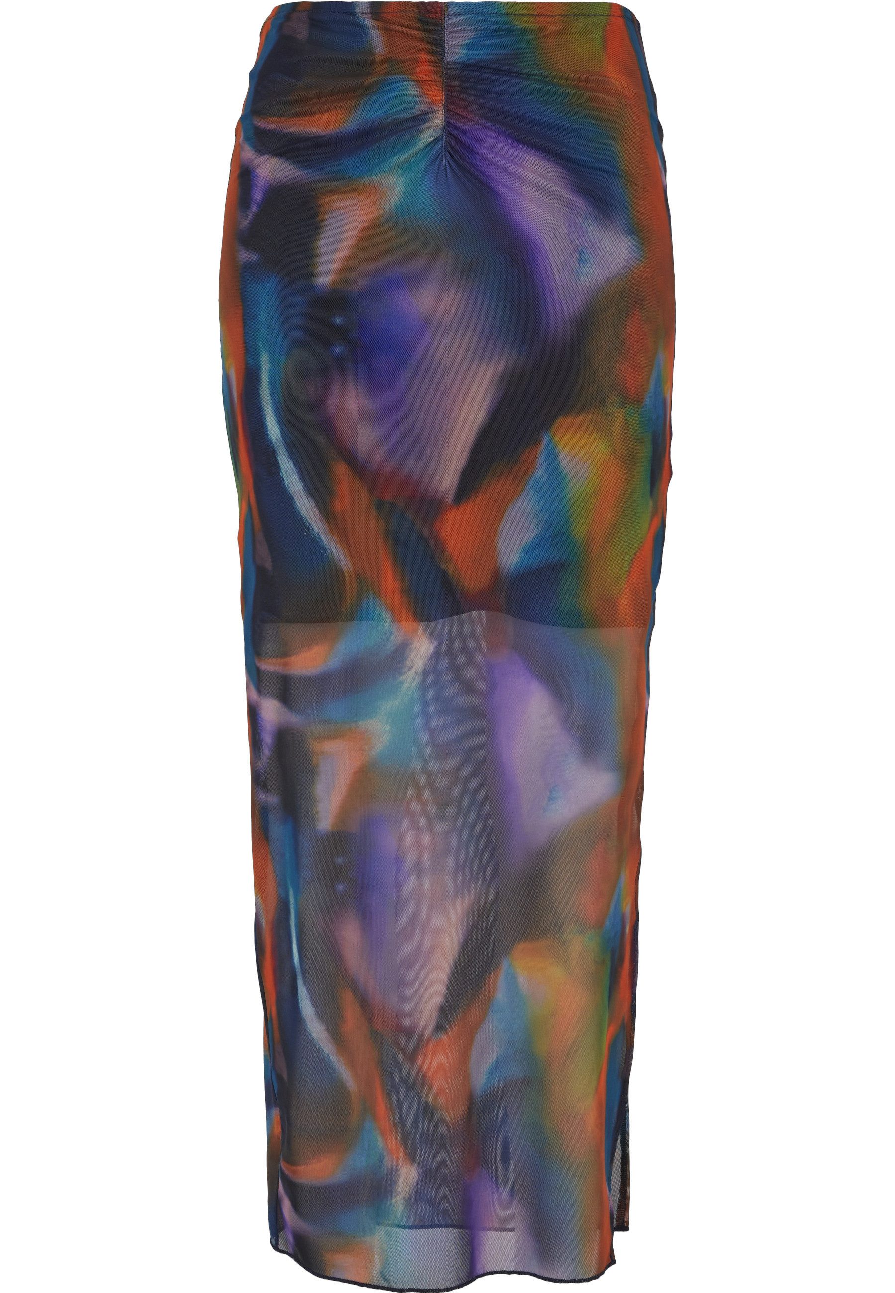 URBAN CLASSICS Sommerrock Urban Classics Damen Ladies AOP Mesh Tube Skirt (1-tlg)
