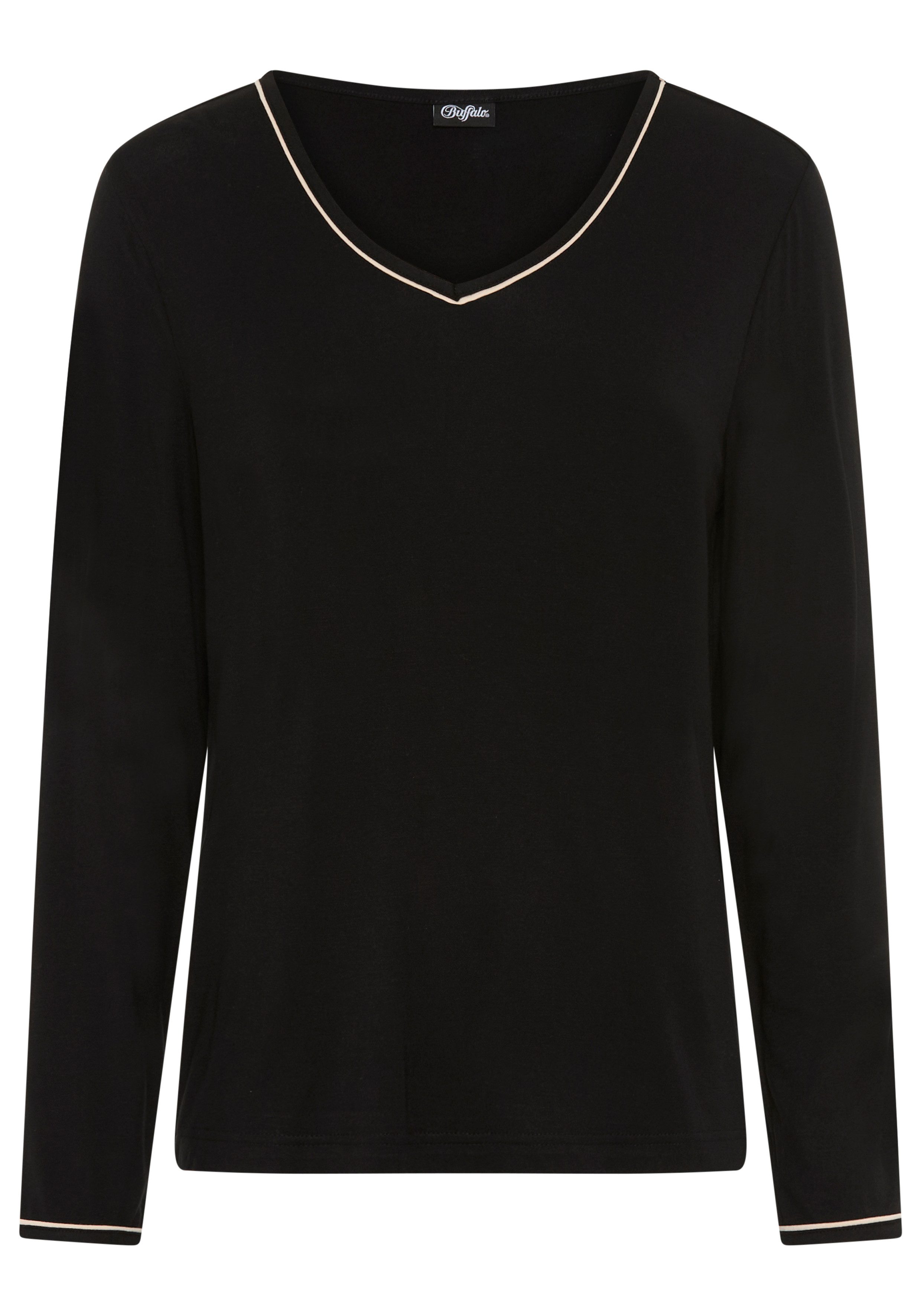 Buffalo Pyjamaoberteil (1-tlg) mit modischen Paspeldetails. € 29,99