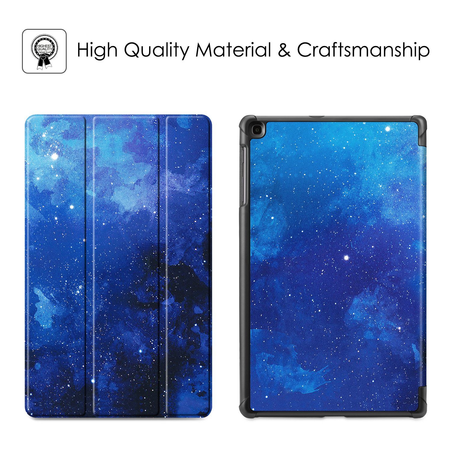 Fintie Tablet-Hülle für Samsung Galaxy Tab A 10,1 Zoll T510/T515 2019 Tablet 10,1 Zoll, Ultra Schlank Superleicht Kunstleder Schutzhülle mit Standfunktion