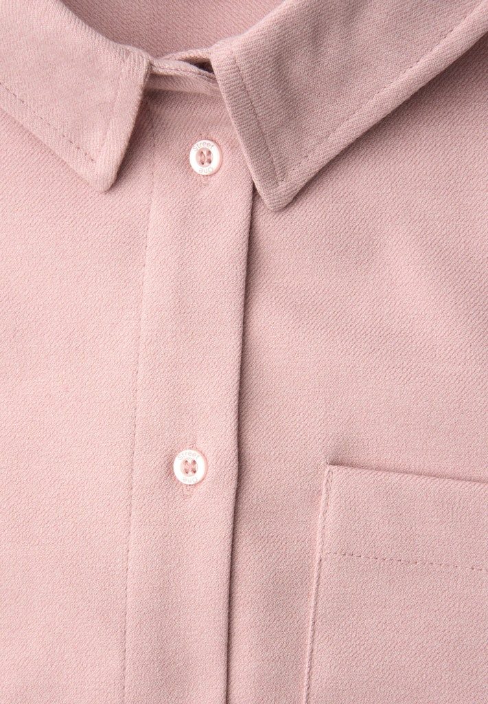 STREET ONE Blusenponcho STREET ONE / Da. Bluse / LTD QR Melange shirtcollar günstig online kaufen