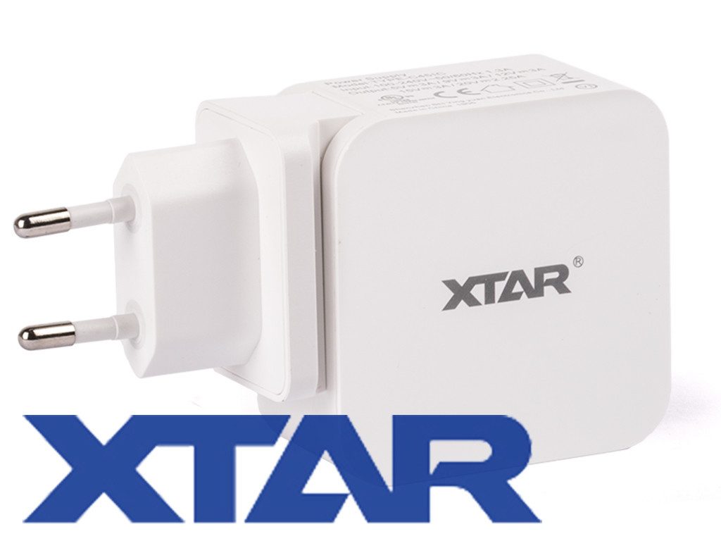 XTAR USB-PD Netzteil Ausgang: 20V/2.25A, 15V/3A, 12V/3A 9V/3A, 5V-3A USB-Ladegerät (1-tlg)