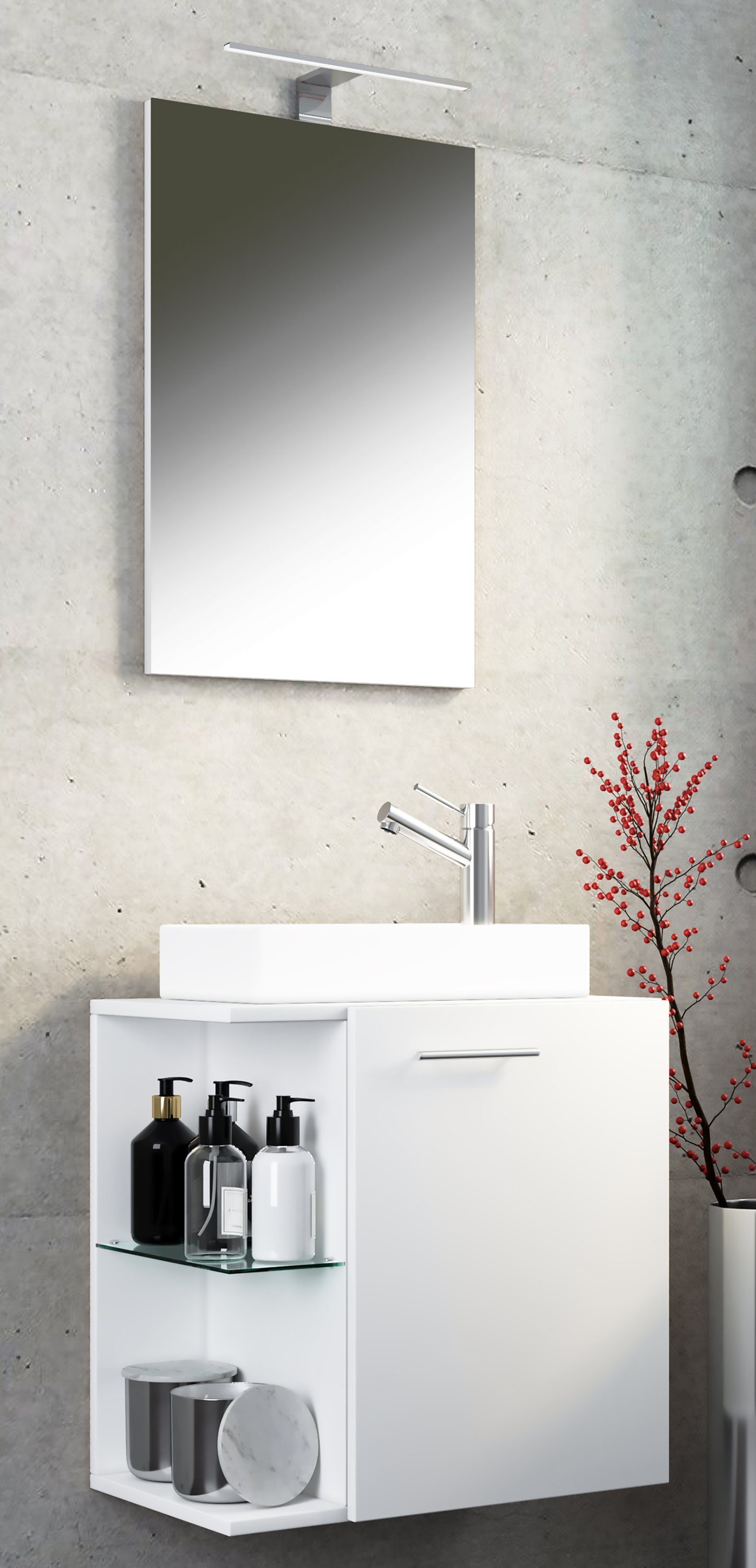 VCM Waschtisch 3-tlg Gäste WC Waschplatz günstig online kaufen