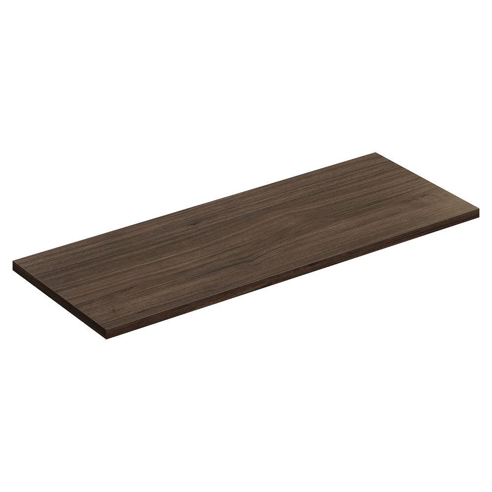 Lomadox Waschtischplatte TEMUCO-56-WALNUT, 120 cm breit in Walnuss