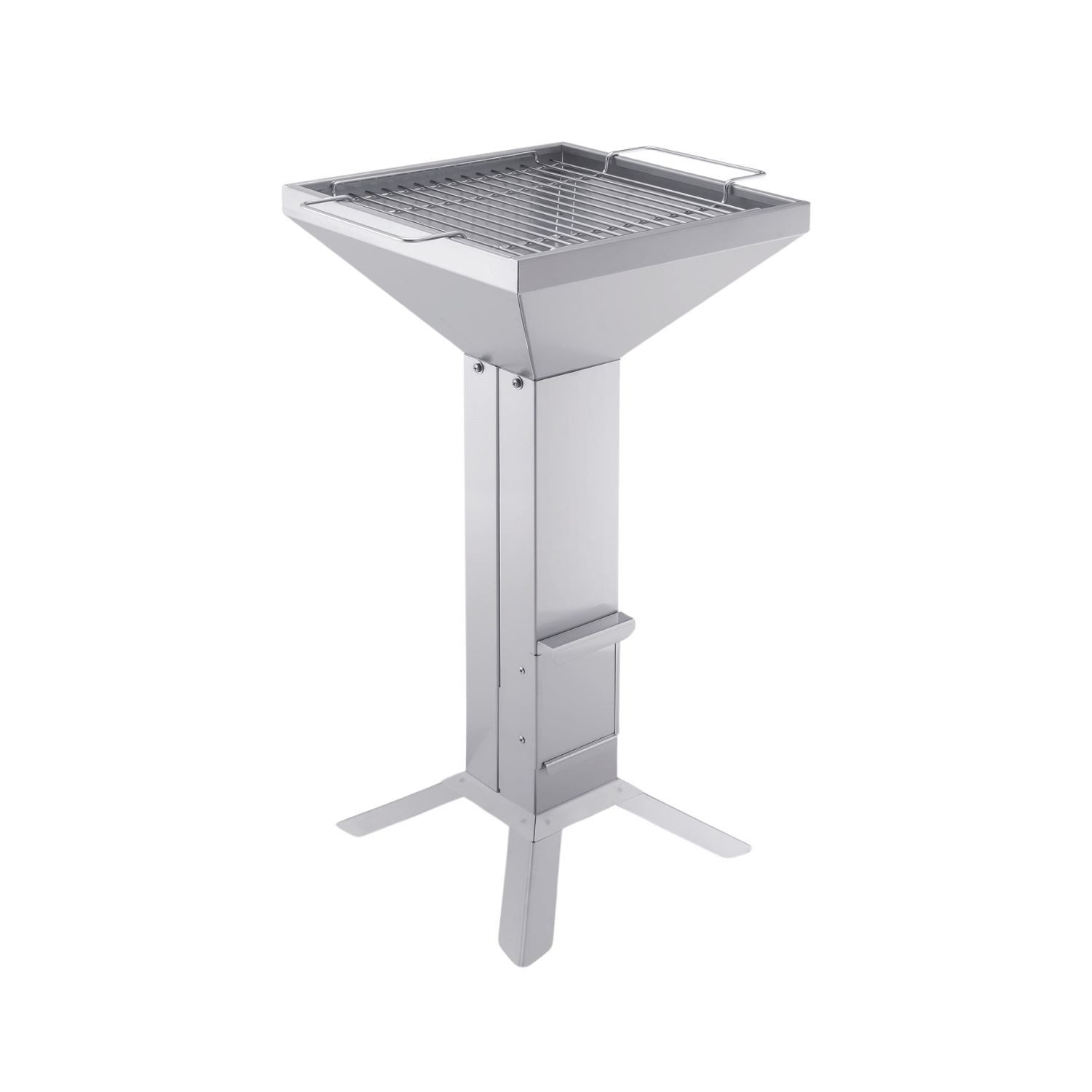 Thüros Holzkohlegrill Thüros T2-4F Säulengrill Grillfläche 35 x 35 cm mit 4 Füßen