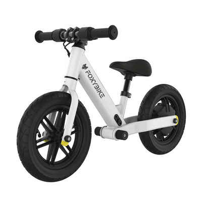 Foxybike Laufrad Kidsbike Laufrad 12 Zoll, für Kinder von 3-5 Jahren, 2 Leistungsstufen, max. Zuladung 30 kg