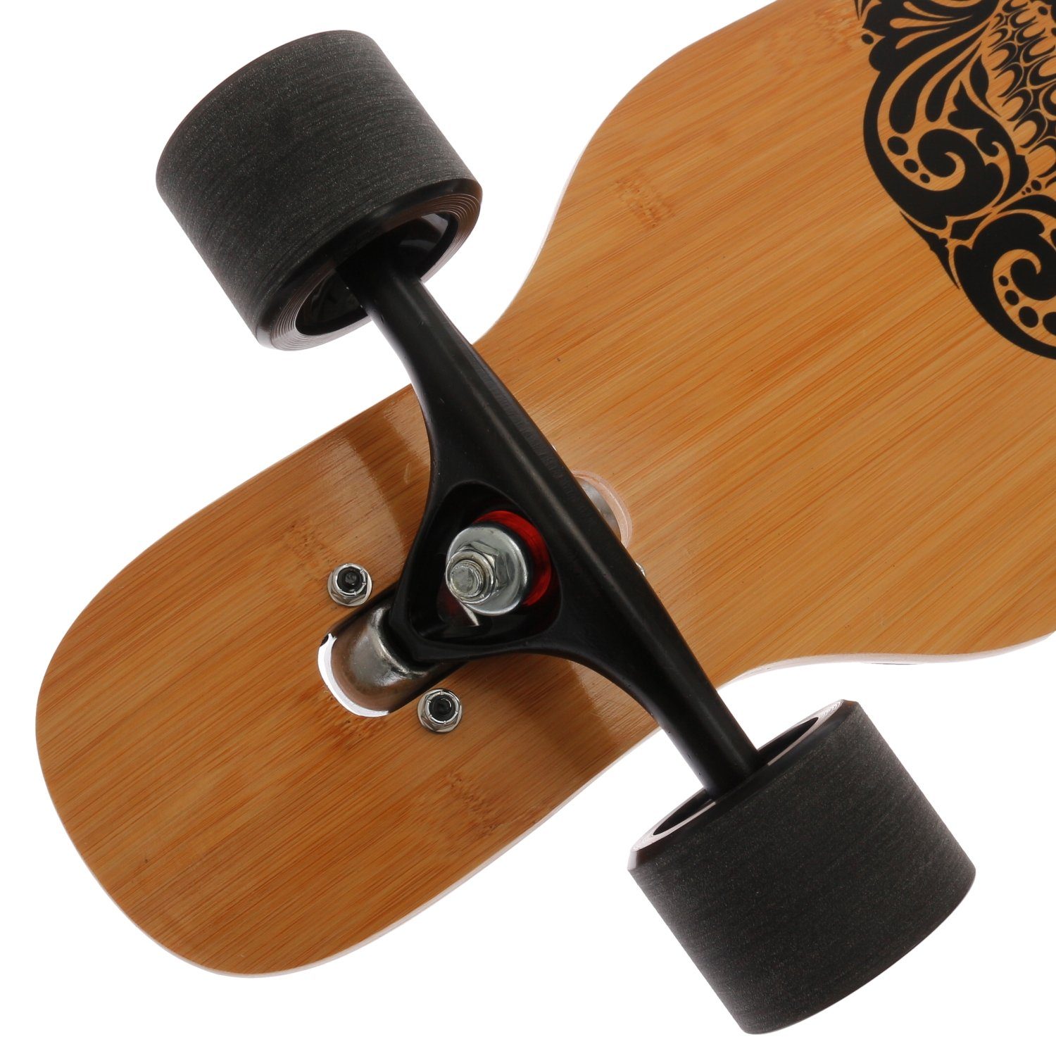 FunTomia Longboard Camber Ahornholz Longboard in 3 Flex Stufen + T-Tool, Camber Twin Tip