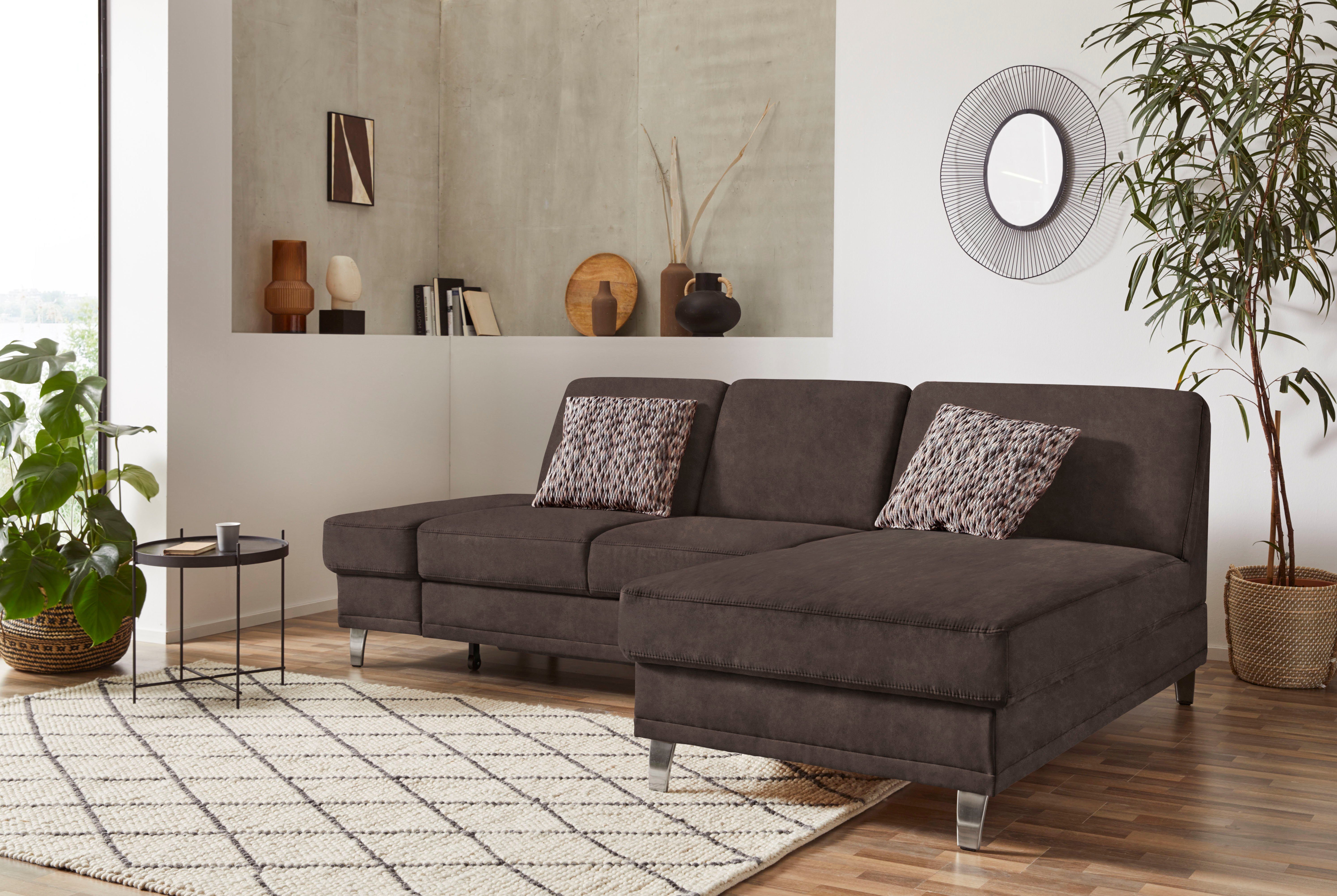 sit&more Ecksofa Clio L-Form, optional Schlaffunktion oder Vorziehsitz und Bettkasten, Federkern