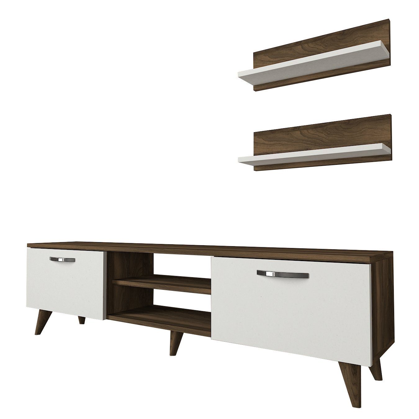 Melaminbeschichtete Skye 40,6x150x29,5 Decor Schränke, 100% Partikelplatte TV-Schrank cm,