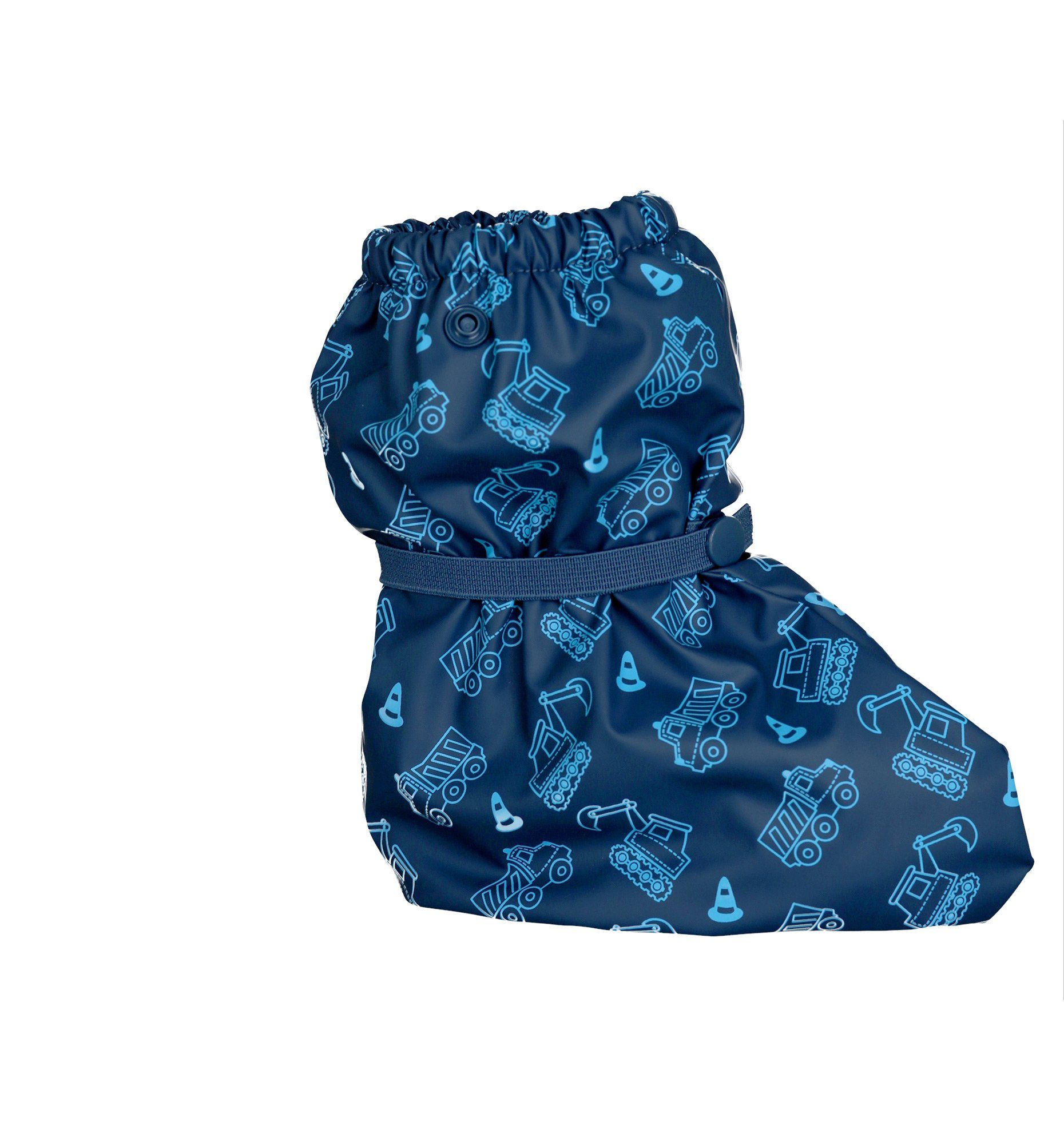 Playshoes Füßlinge Regenfüßlinge mit Fleece-Futter Baustelle