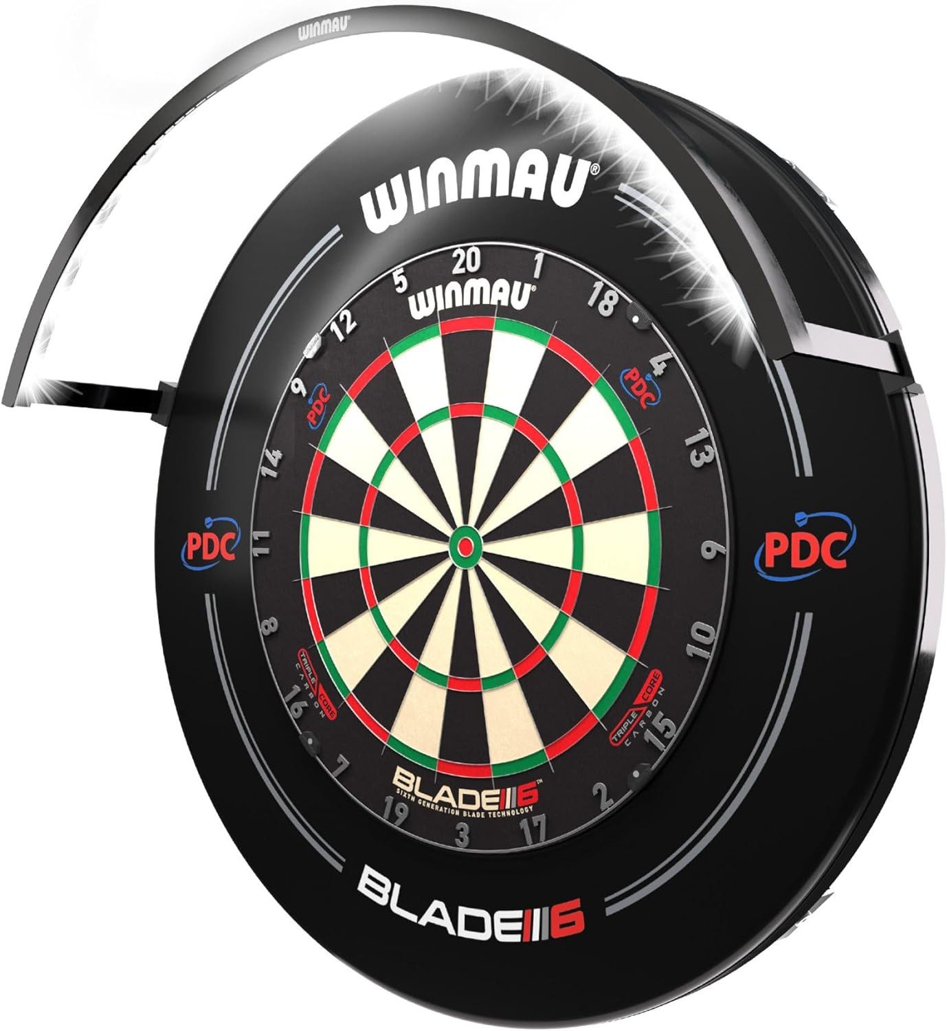 Dart-Wandschutz Wispa + Blade 6 Triple Core Carbon + Catchring