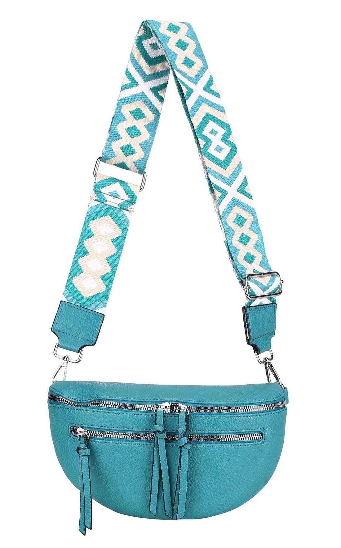ITALYSHOP24 Schultertasche Damen Gürteltasche Umhängetasche CrossBody günstig online kaufen