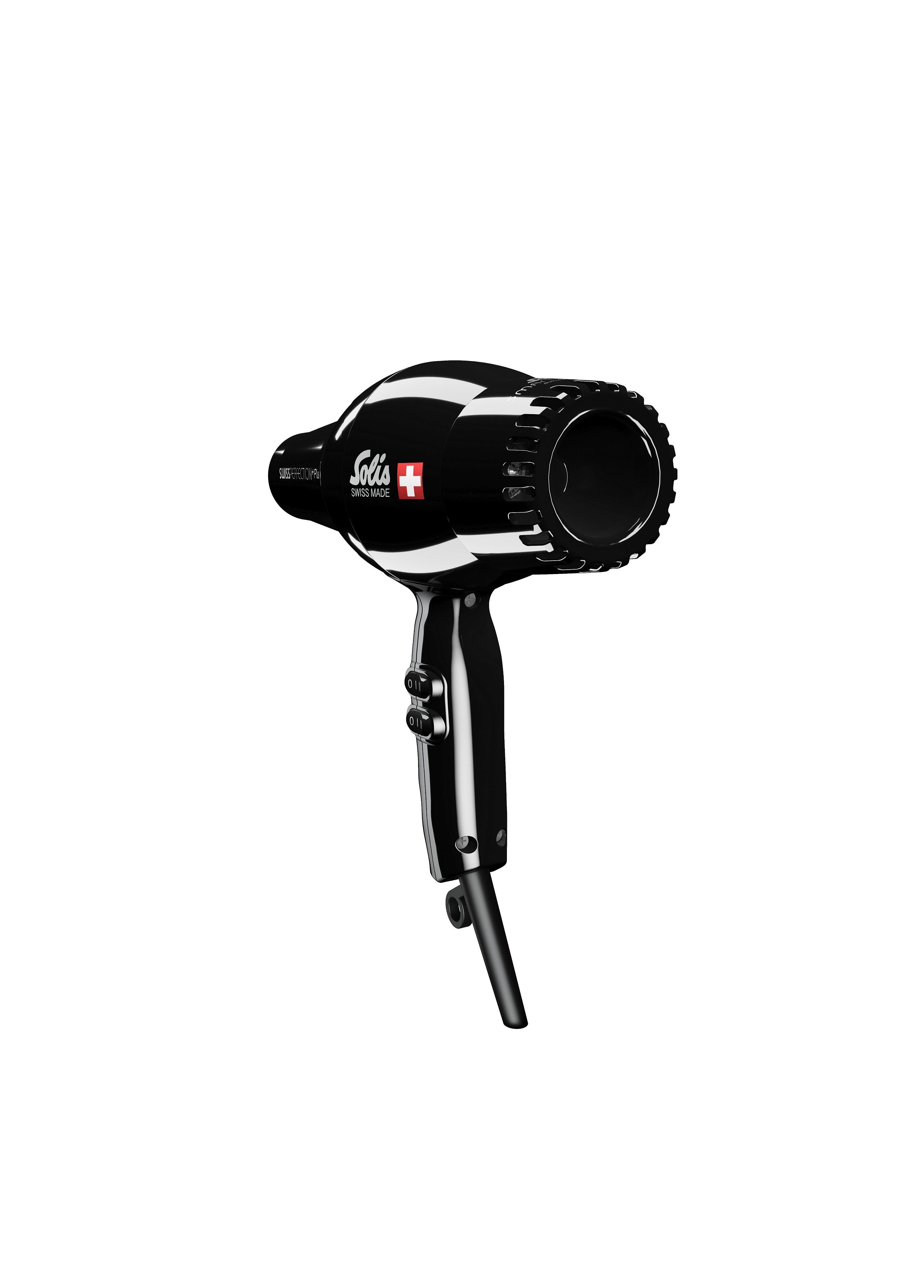 SOLIS OF SWITZERLAND Haartrockner Swiss Perfection Plus, Typ 3801, 2300 W, Kaltstufe, Ionen-Technologie, leise Föhngeräusch