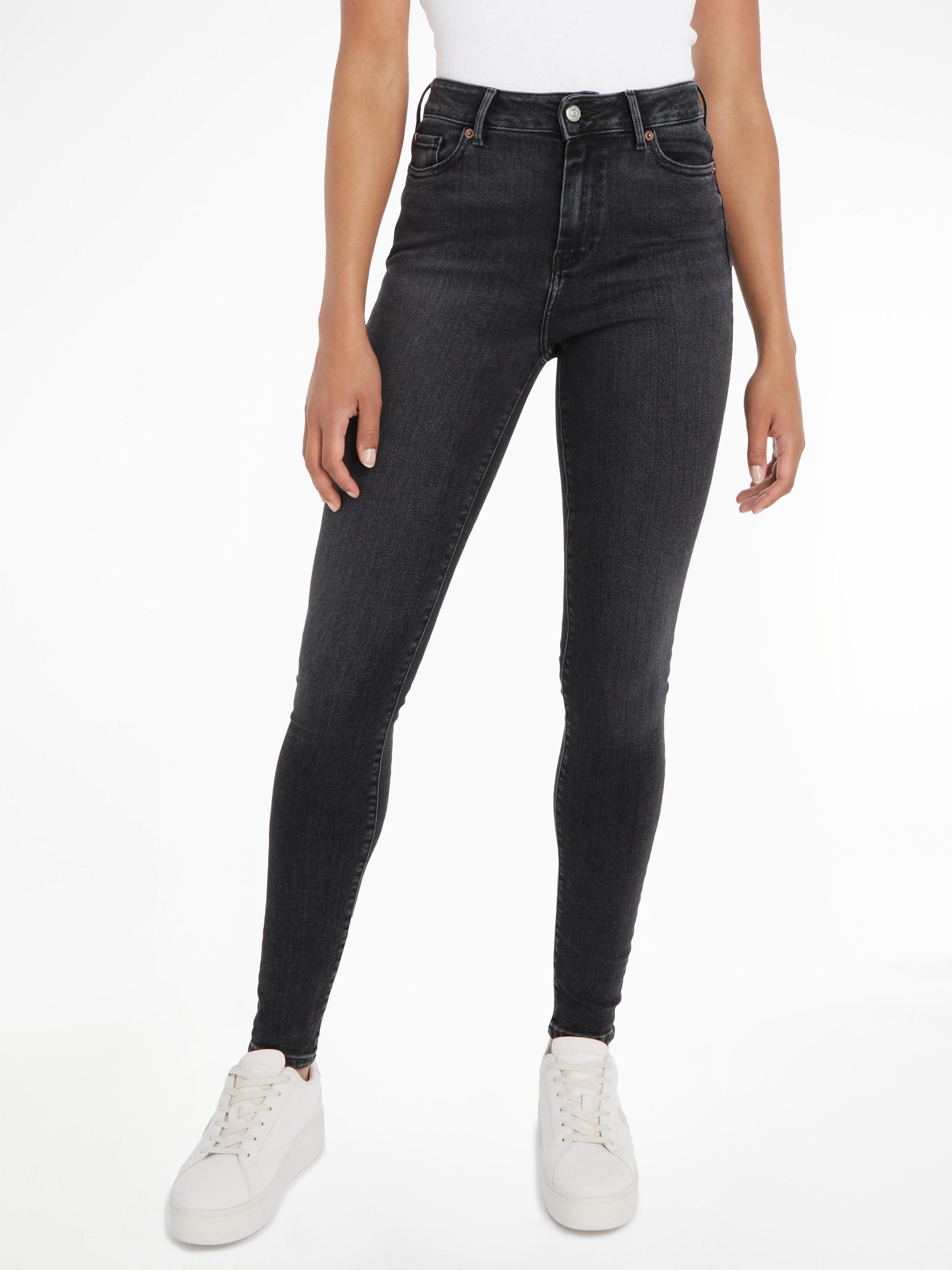 Tommy Hilfiger Skinny-fit-Jeans "HARLEM U SKINNY HW CAL", mit Tommy Hilfige günstig online kaufen
