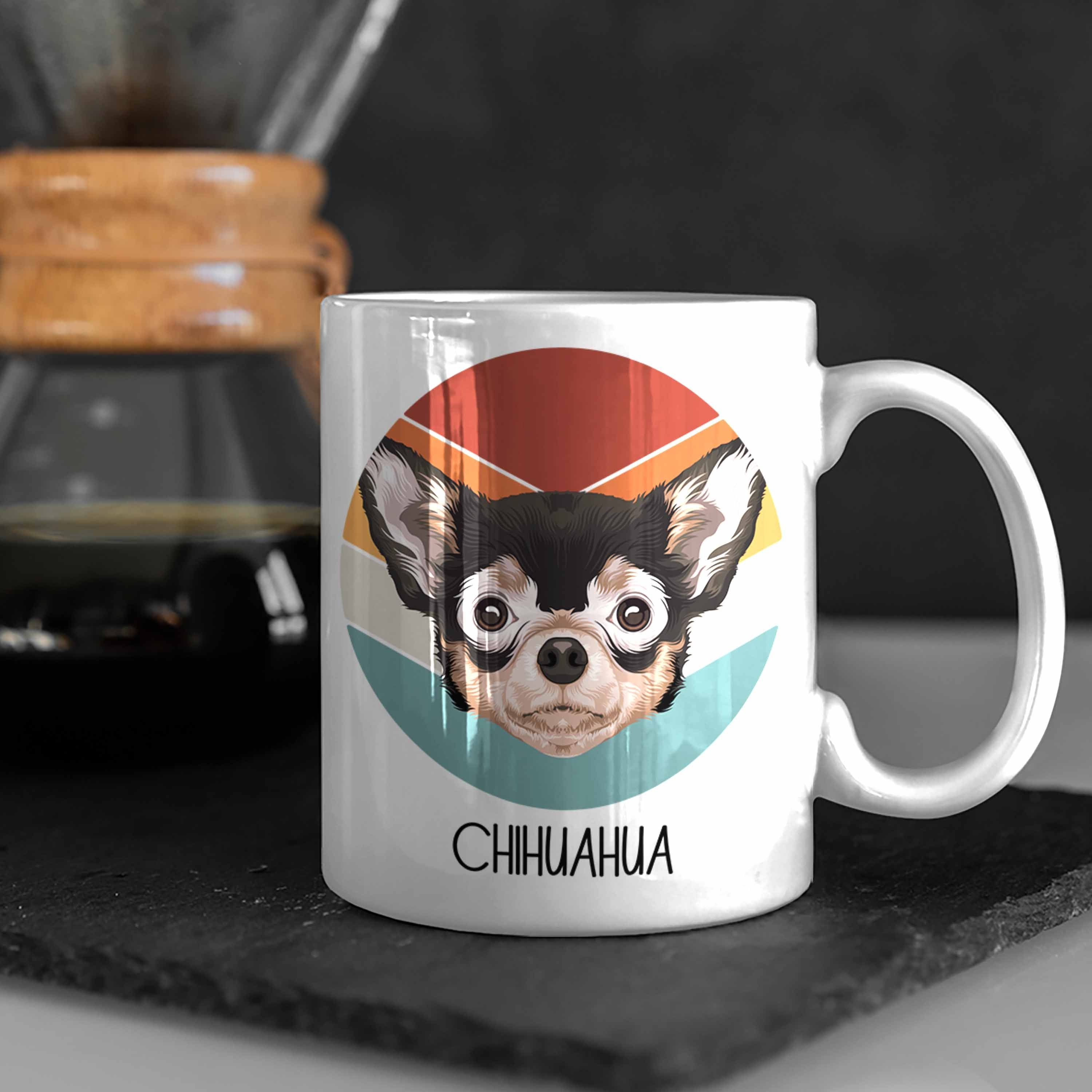 Trendation Lustiger Chihuahua Besitzer Geschenk Tasse Geschenkidee Tasse Chihuah Spruch Weiss