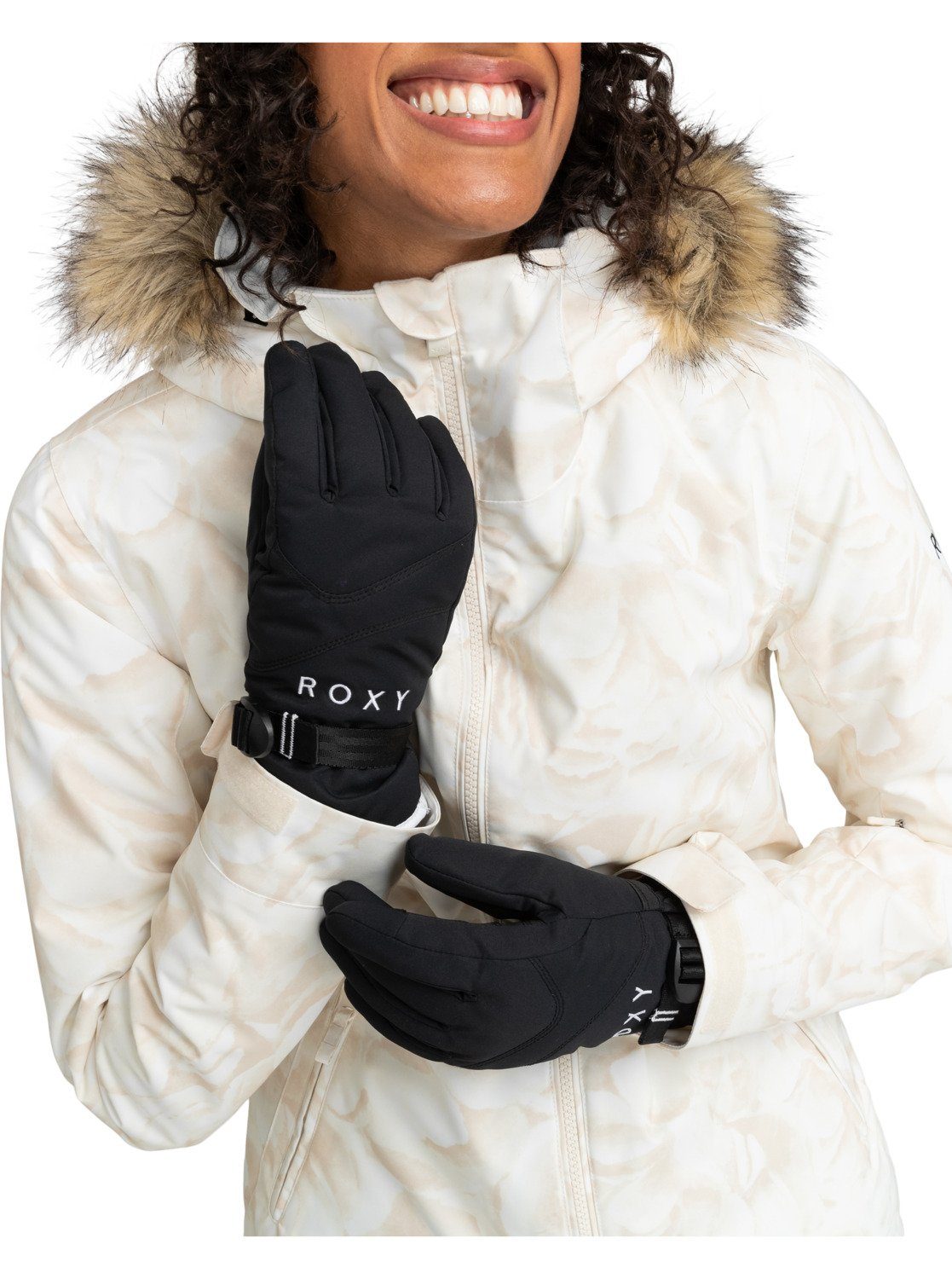 Black ROXY True Snowboardhandschuhe Roxy Jetty