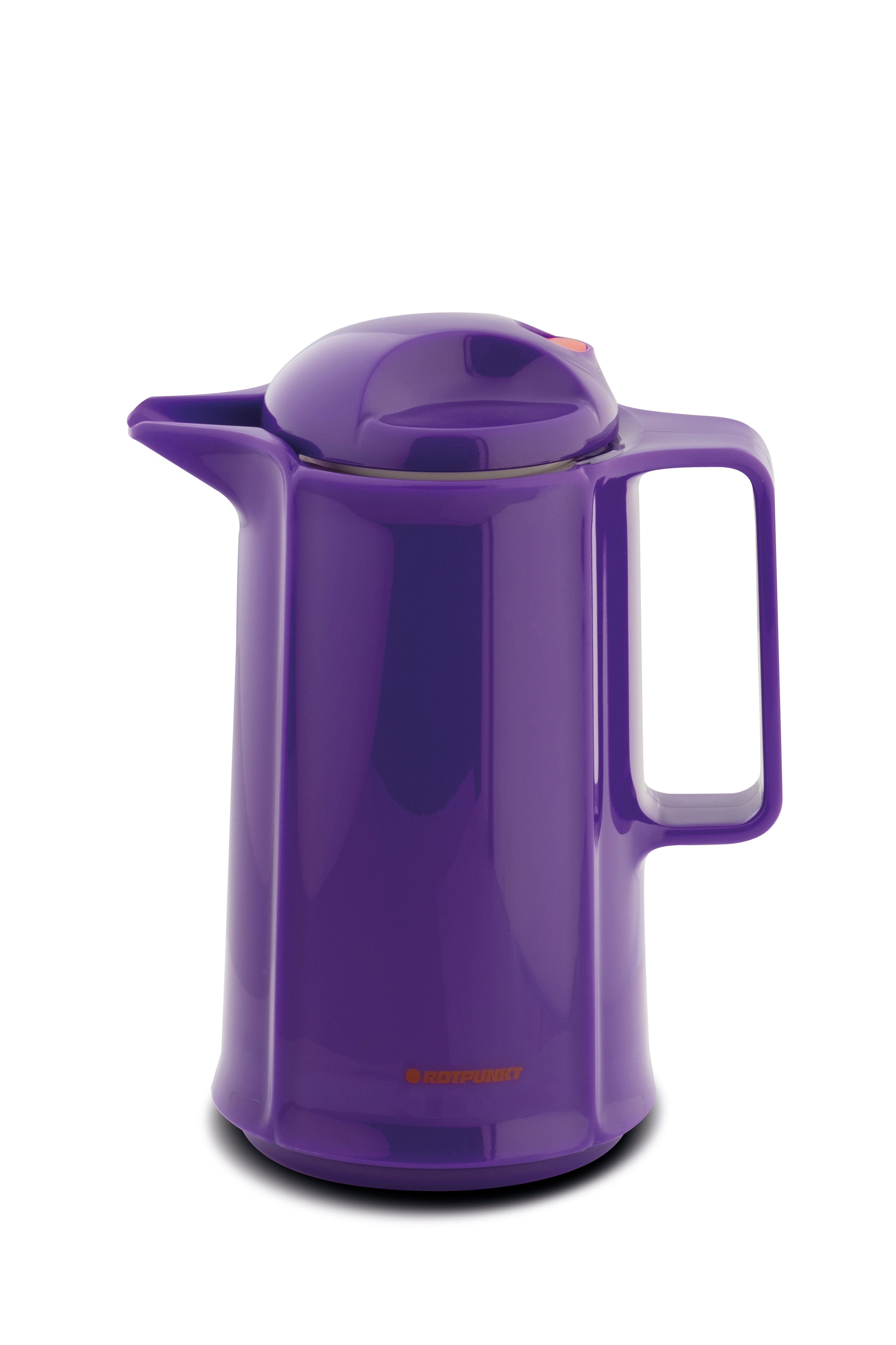 ROTPUNKT Isolierkanne 0,5 Liter 460 Glaseinsatz I hochwertig I langlebig I 24 Std heiß, (Kaffeekanne I Teekanne), robust und auslaufsicher