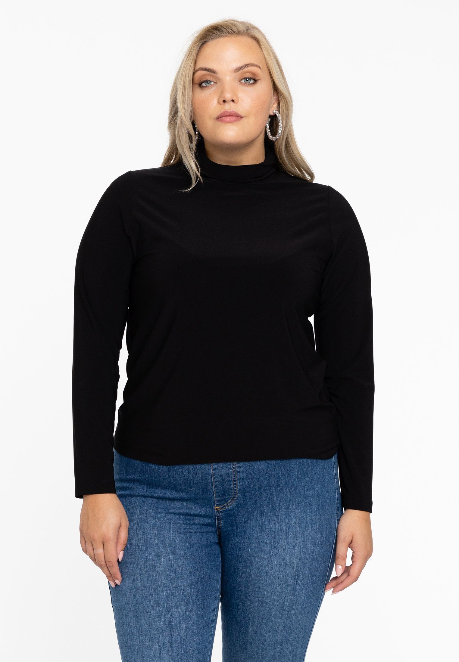 YOEK Langarmshirt Damen Langarmshirt Große Größen