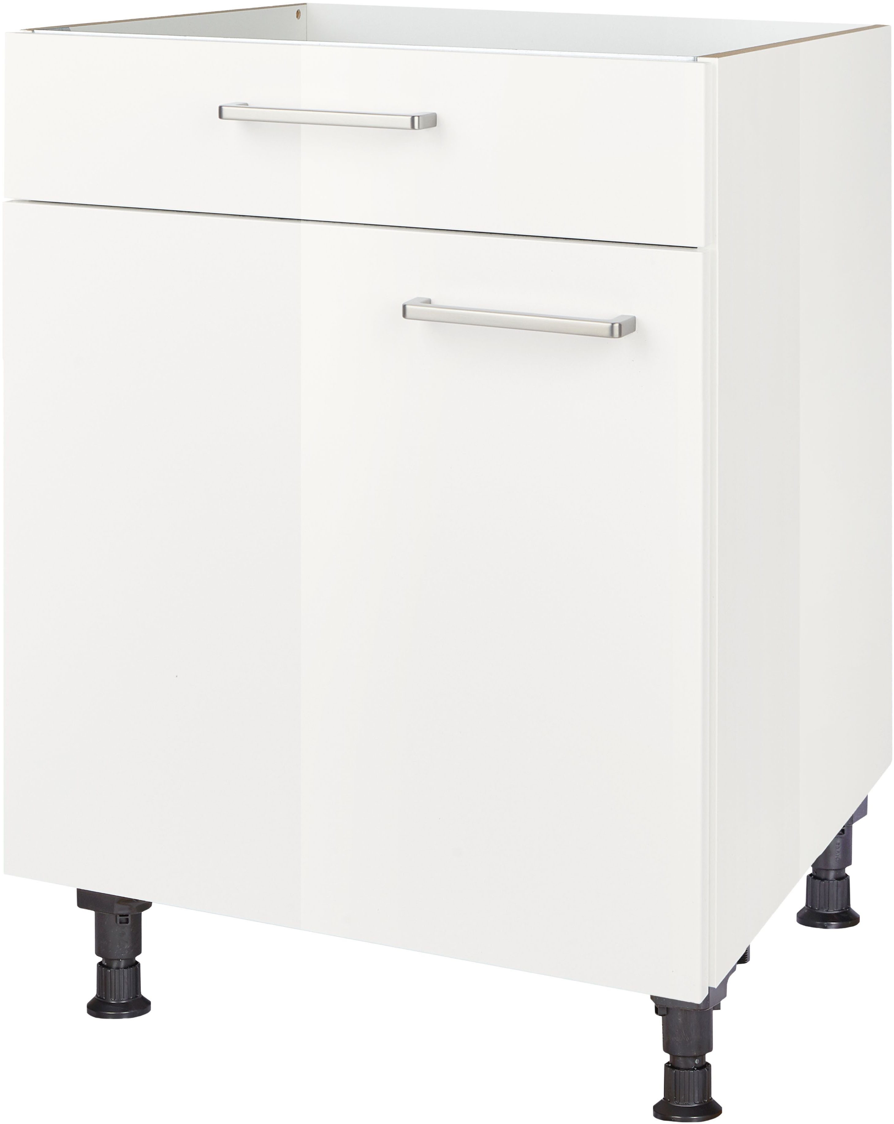 nobilia® Kochfeldumbauschrank "Flash", mit Schukasten und Tür, Ausrichtung wählbar vormontiert, Breite 60 cm