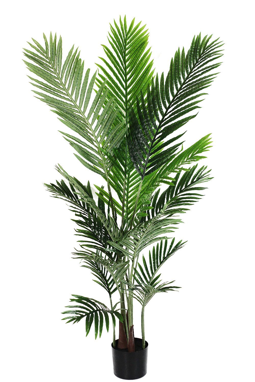 Kunstpalme künstliche Pflanze Palme, cm, im 140 Arnusa, Höhe fertig Topf