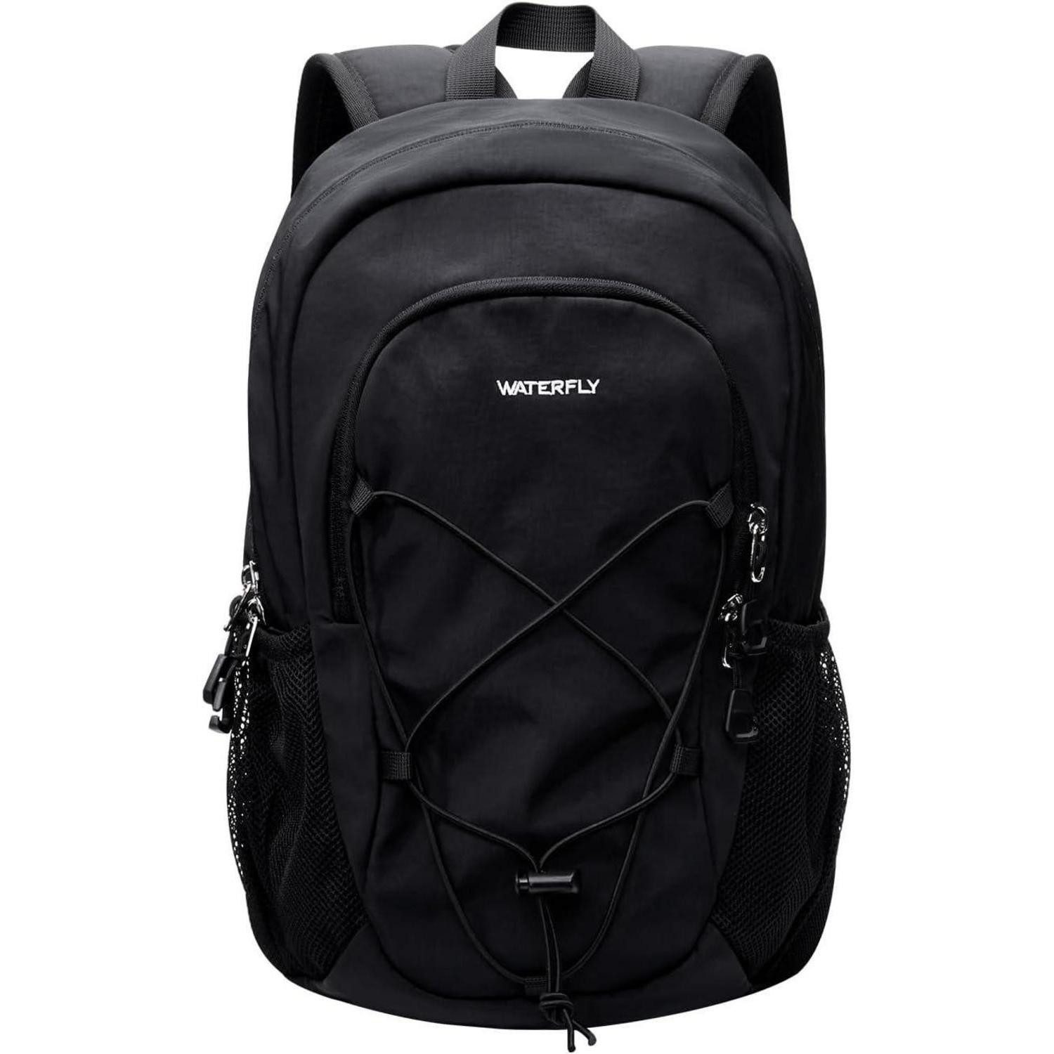 Wanderrucksack Rucksack 12L Wanderrucksack Daypack Outdoor Brustschnalle Schwarz
