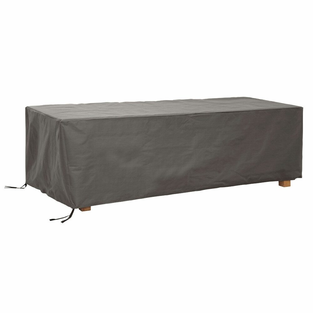 PEREL Bogenhülle Perel Schutzhülle für Tische bis zu 220 cm, Grau, rechteckig, 225 cm x
