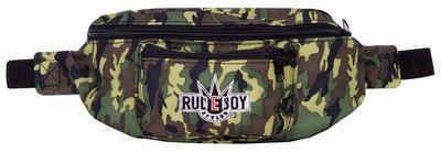 Rudeboy Stylee Bauchtasche Hüfttasche Retro mit Stick für Erwachsene und Kinder, mit abgesetzter Fronttasche