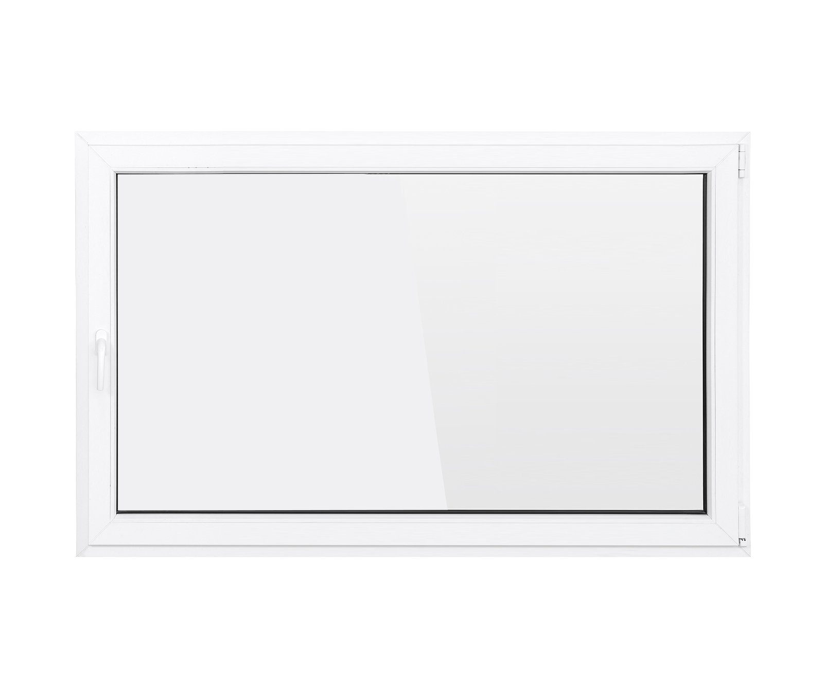 SN DECO GROUP Kellerfenster 1 Flügel 800x500 Dreh-Kipp 2-fach Verglasung weiß 70 mm Profil, (Set), RC2 Sicherheitsbeschlag, Hochwertiges 5-Kammer-Profil