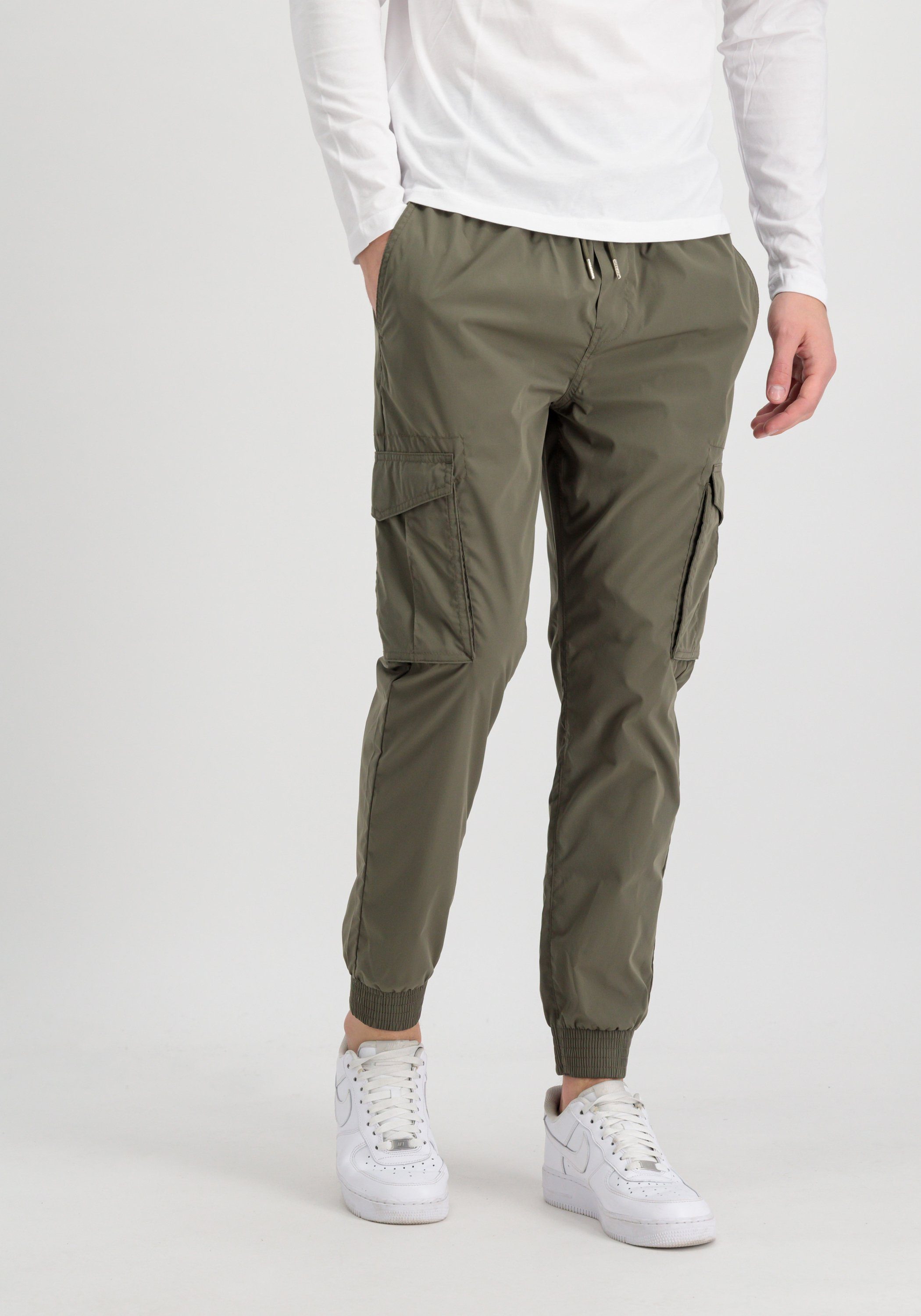 Industries Jogginghose Men Alpha Jogger - Industries Cargo Pants Nylon olive Cargo dark Alpha