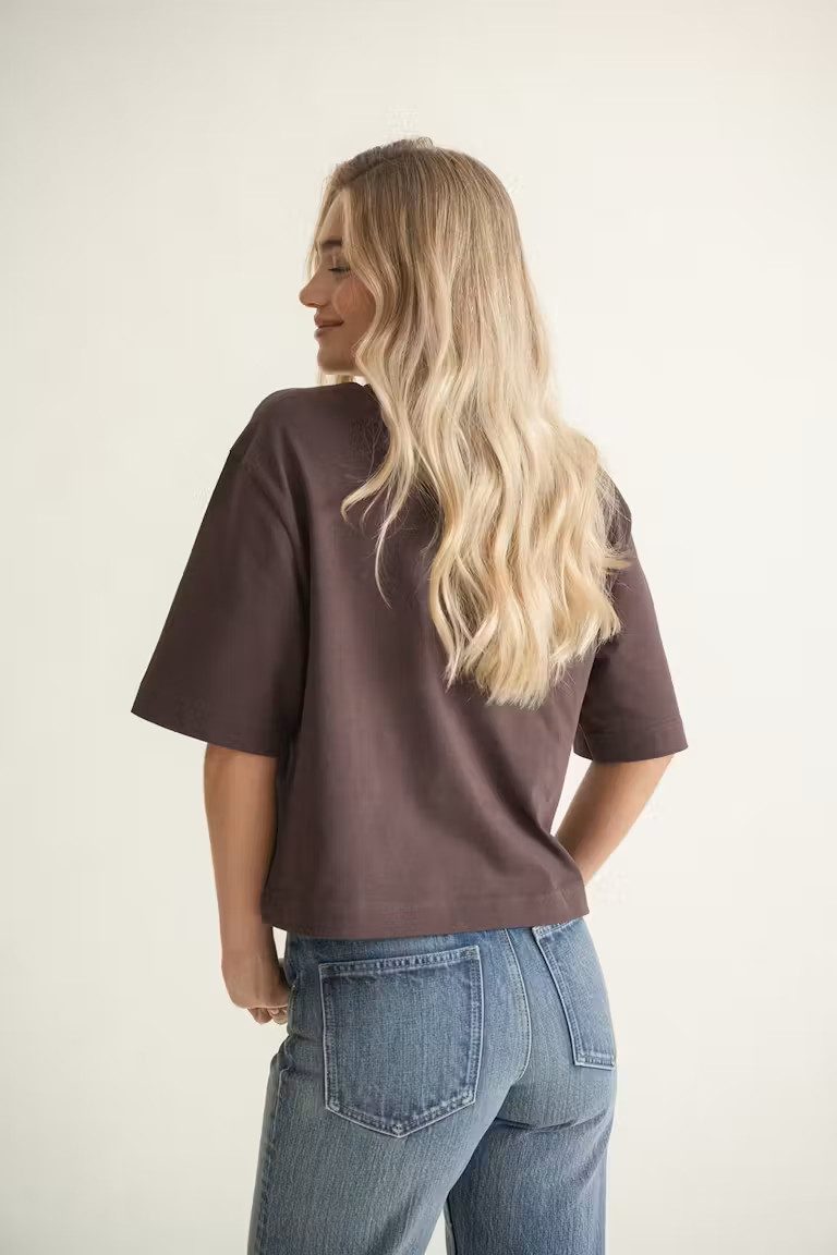 Gina Tricot T-Shirt Perfect boxy tee - Oversized T-Shirt - Damen Baumwollshirt