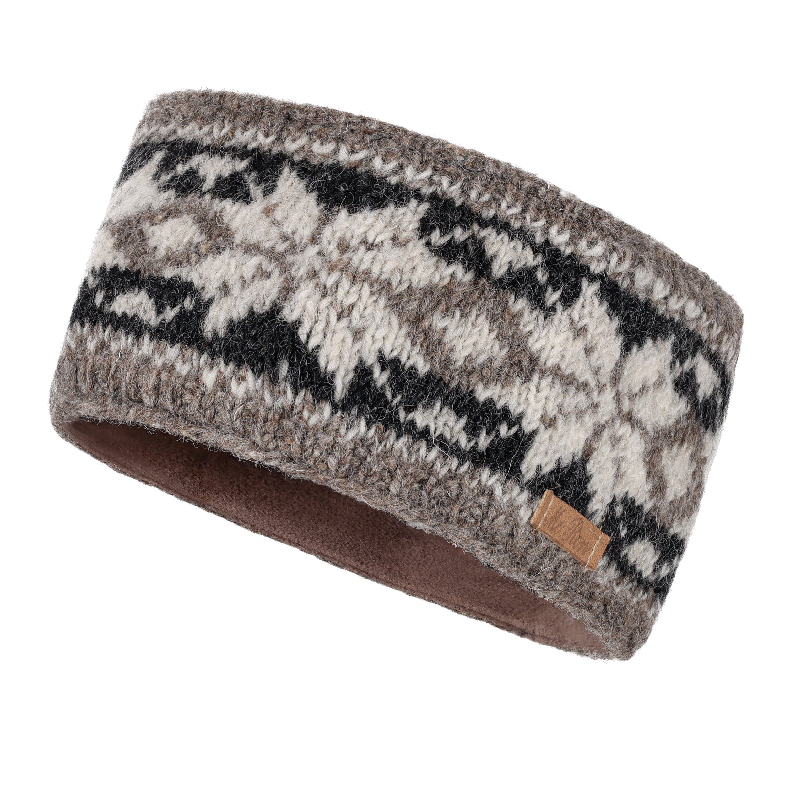 McRon Stirnband Modell Jack gefüttert mit Fleece, hoher Schurwollanteil günstig online kaufen