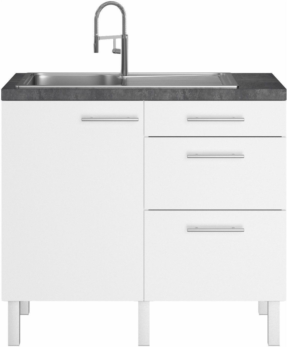 OPTIFIT Pantryküche Lilly, Breite 100 cm