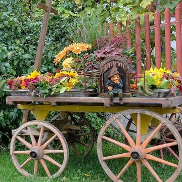 NUODWELL Gartenfigur Gartenzwerg Hängende Gartenzwerge Baum Zwerg Dekoration