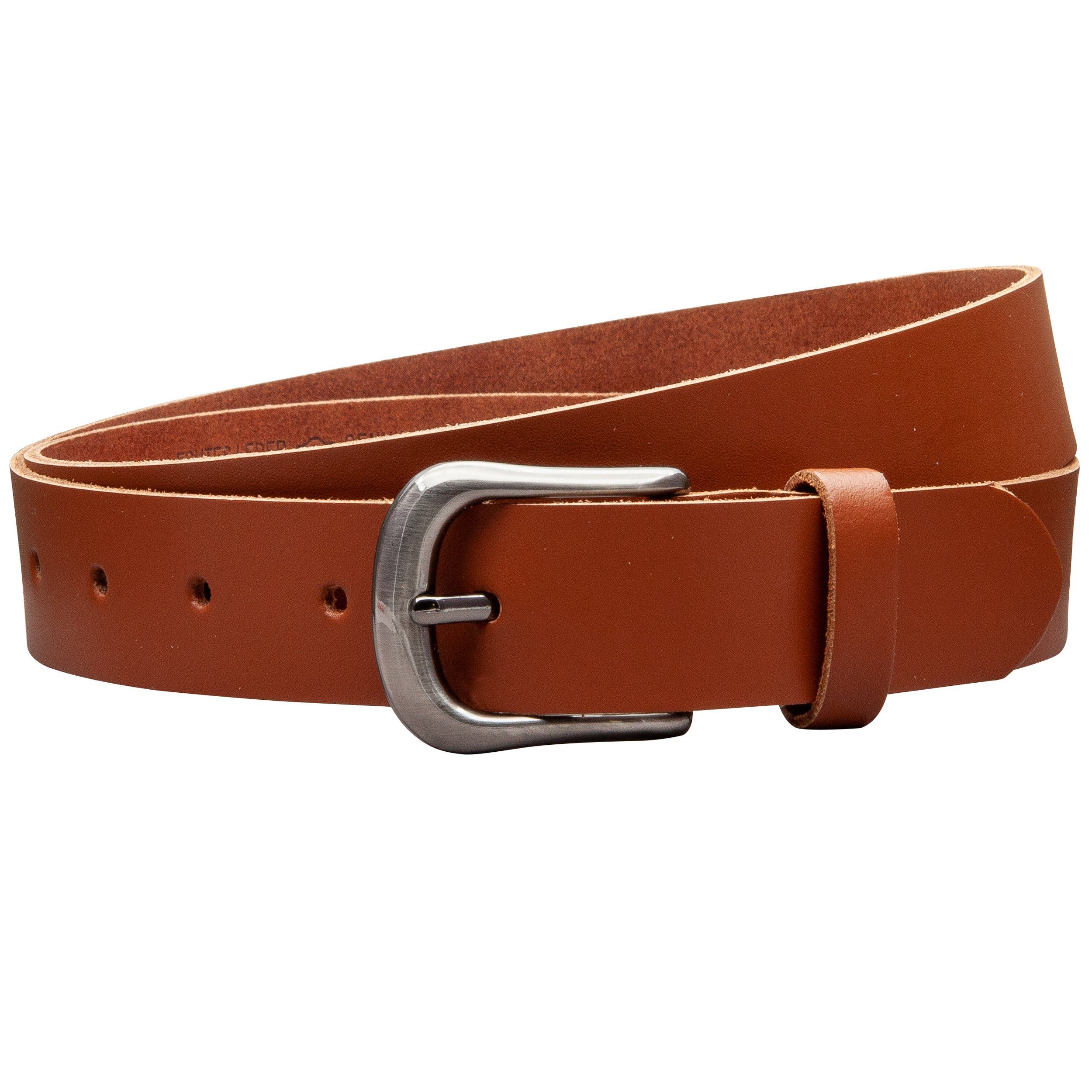 COLOGNEBELT Ledergürtel OM324-SL-Cognac MADE IN GERMANY, günstig online kaufen