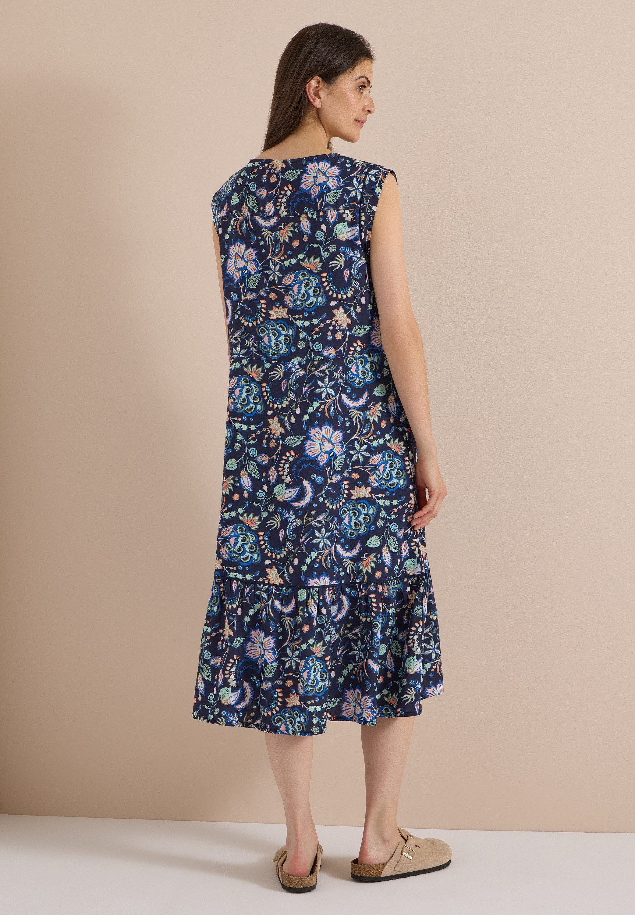 CECIL Midikleid mit allover Print