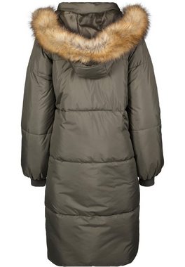 URBAN CLASSICS Winterjacke Urban Classics Damen Ladies Oversize Faux Fur Puffer Coat (1-St)