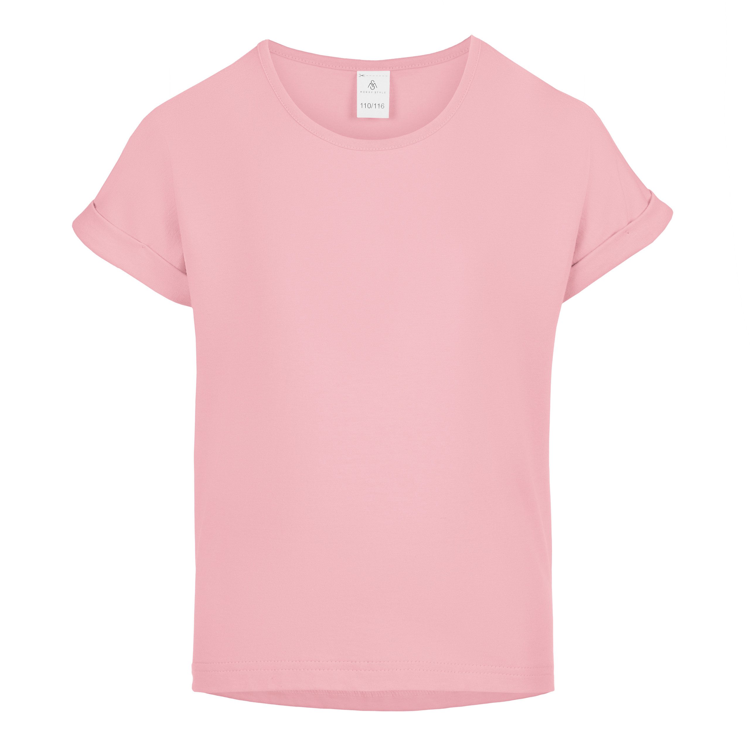 Merry Style T-Shirt für Mädchen aus weicher Baumwolle MS-468 (1-tlg)