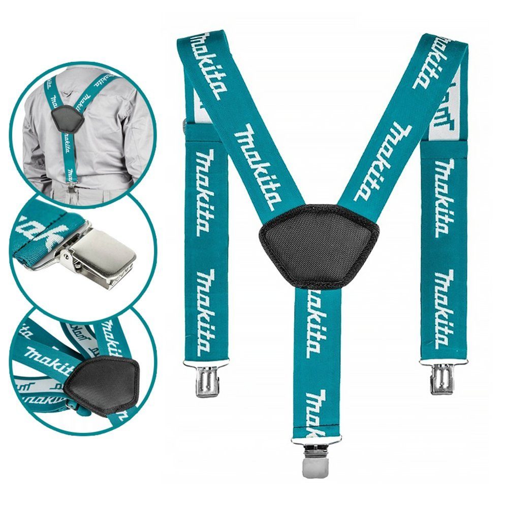 Makita Подтяжки Makita E-05402 Подтяжки Unisex Y-Form Arbeitshosen E05402 NEU