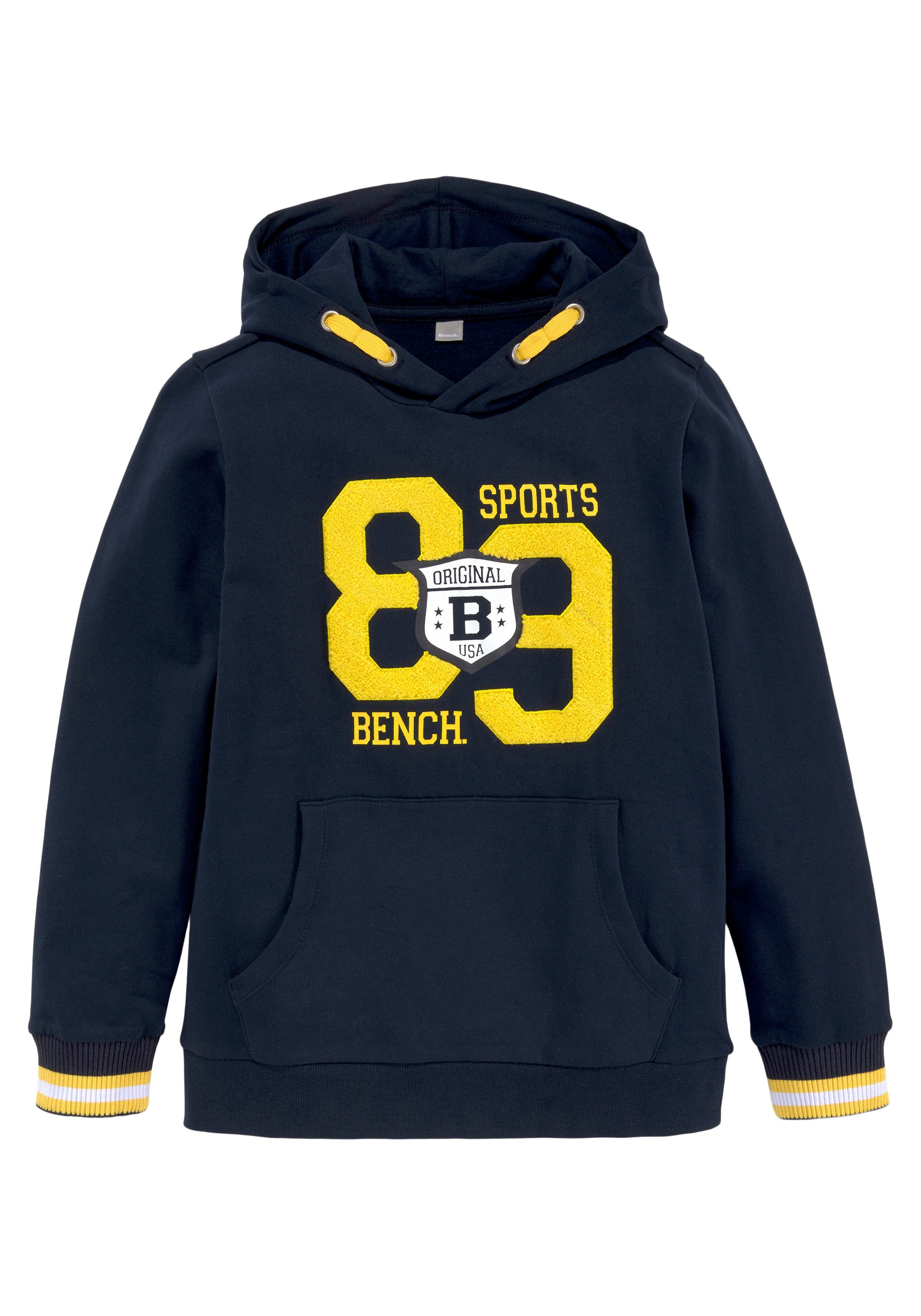 Bench. Kapuzensweatshirt Frottee-Applikation großer mit