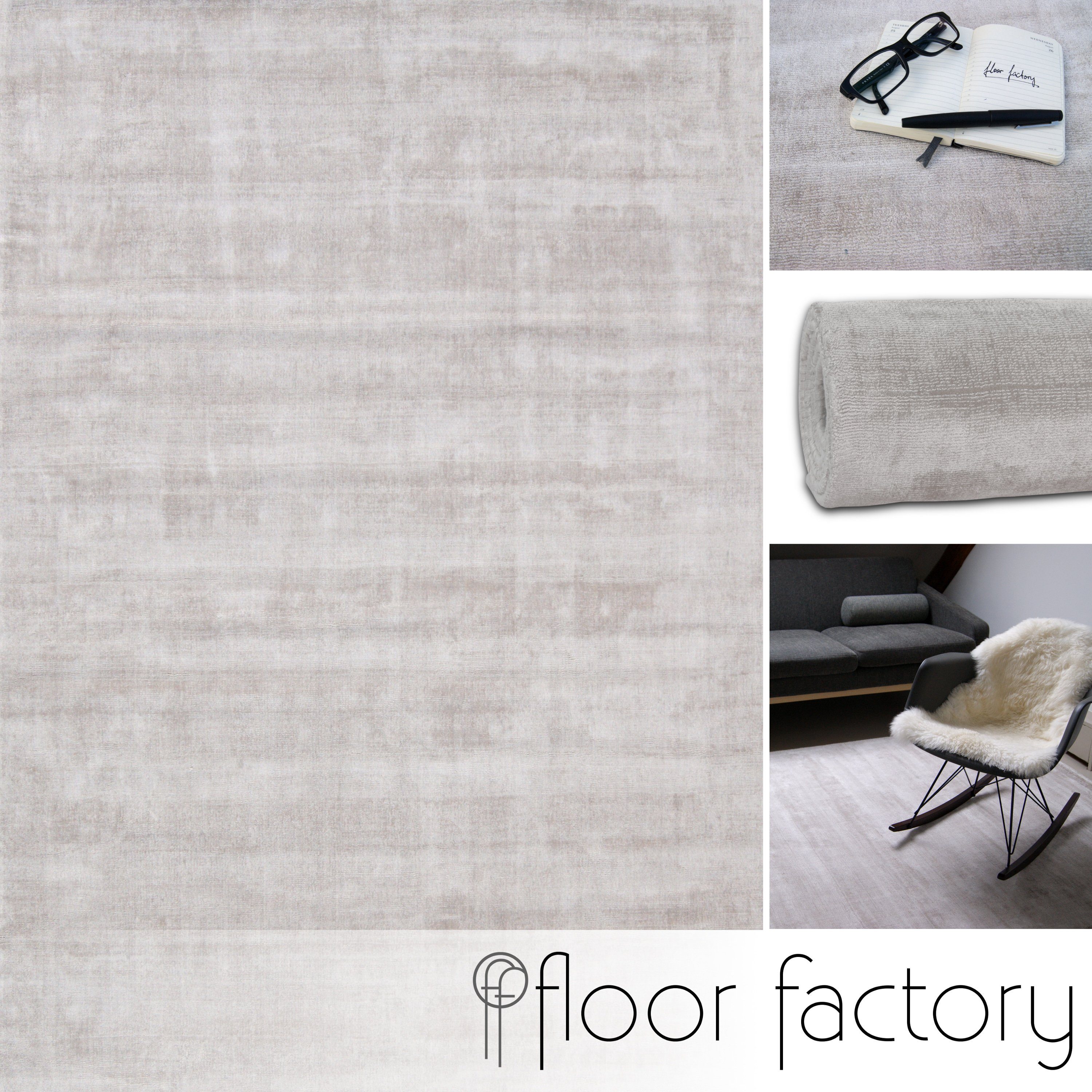 floor factory Designteppich Lounge, rechteckig, Höhe: günstig online kaufen