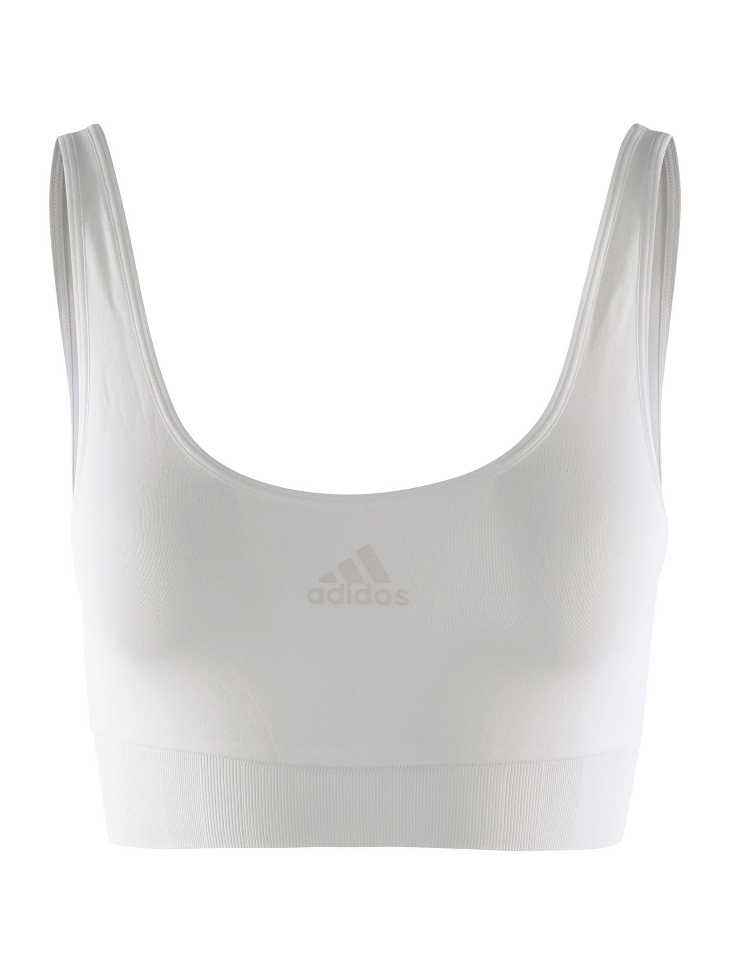 adidas Sportswear Bustier SCOOP LOUNGE BRA weiss