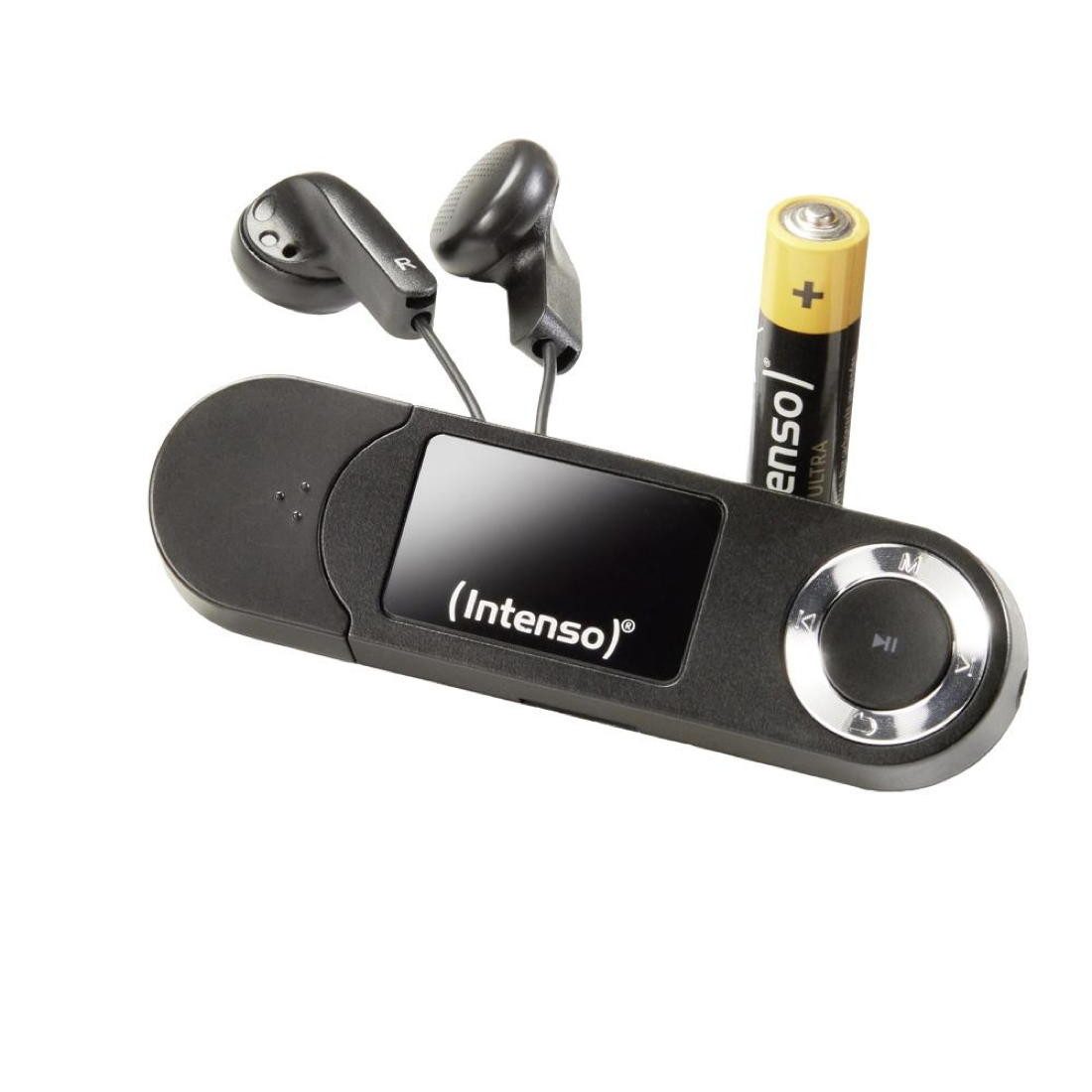 Intenso MP3 Player Music Walker 64GB Display Batteriebetrieb schwarz MP3-Player