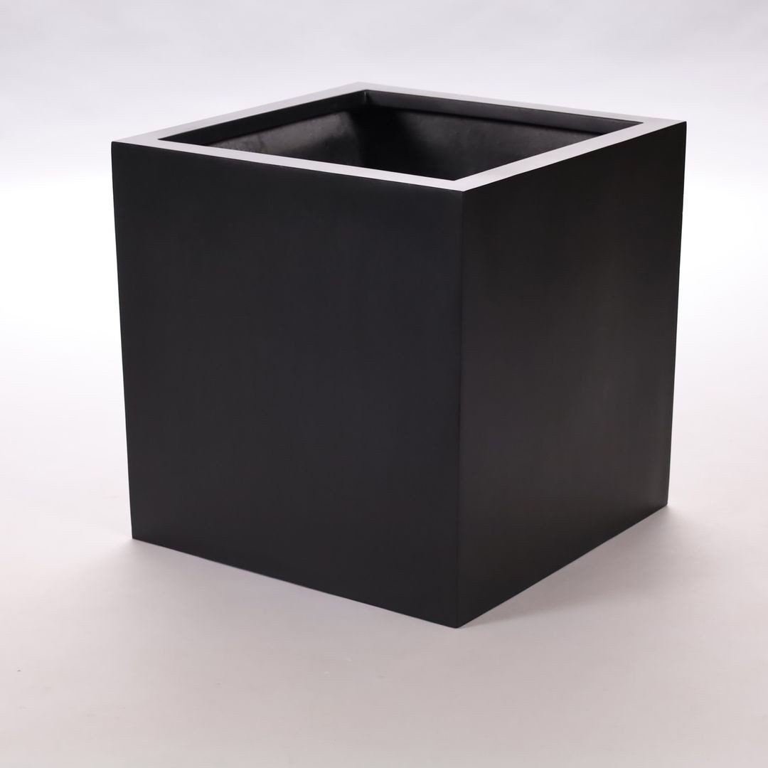 Elegant Einrichten Pflanzkübel Fiberglas quadratisch 40x40x40cm günstig online kaufen