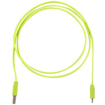 XtremeMac HQ Flat Lightning-Kabel 1m Grün Smartphone-Kabel, USB Typ A, Apple Lightning, Lightning-Stecker Laden + Datenkabel für Apple iPhone, iPad und iPod