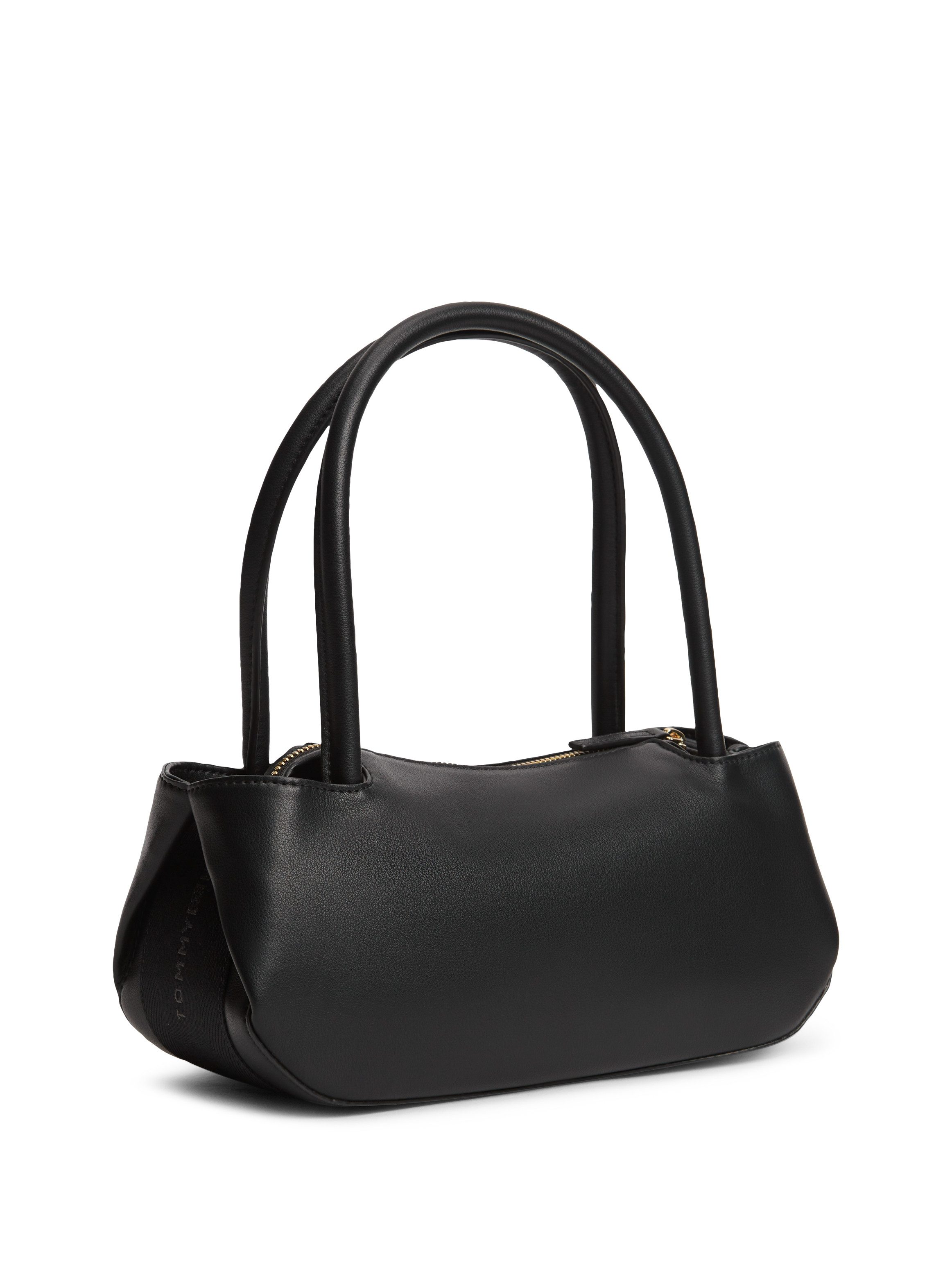Tommy Hilfiger Henkeltasche TH LOGOTAPE SHOULDER BAG, Damen Handtasche mit doppeltem Tragegriff