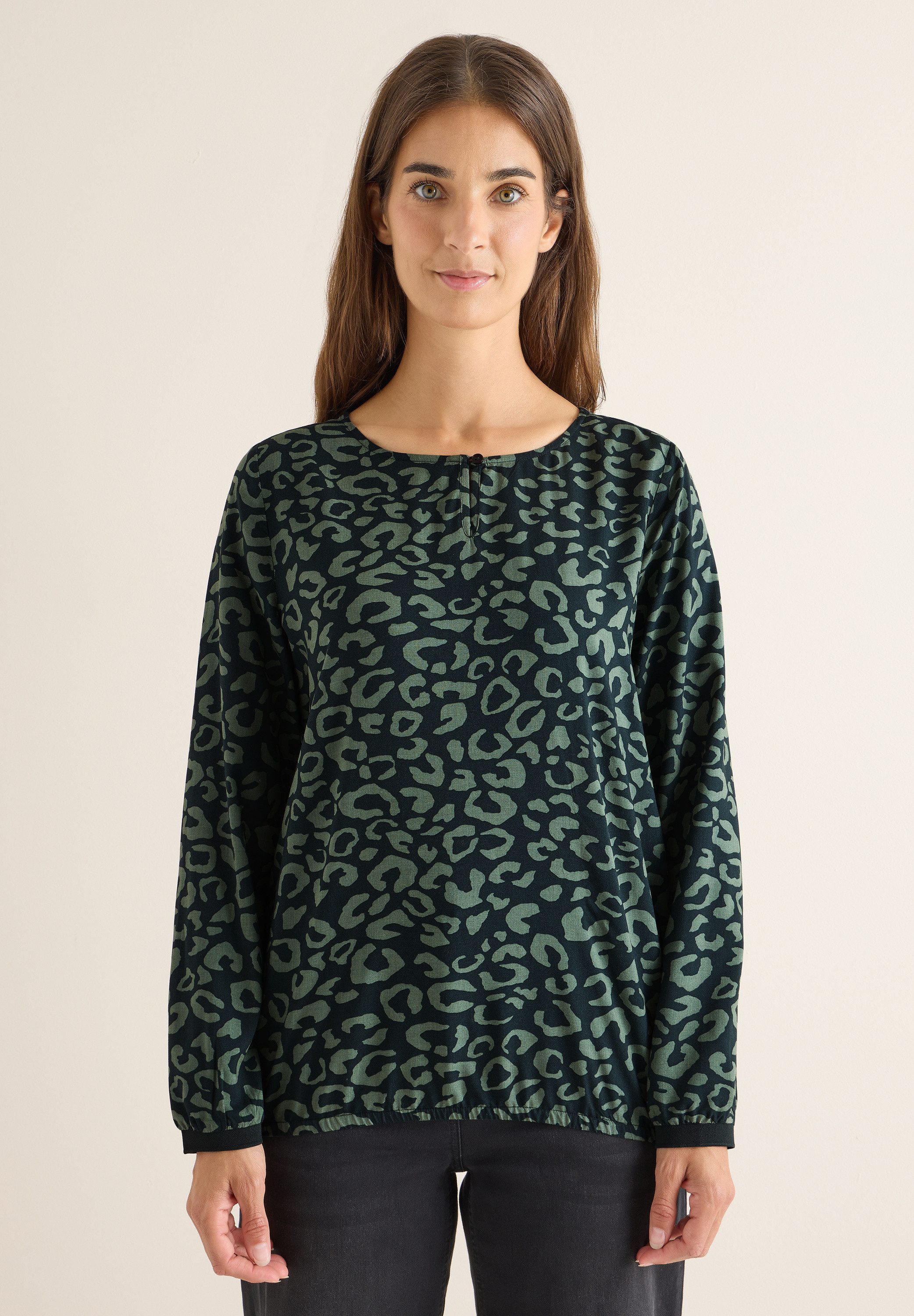 CECIL Langarmbluse aus softer Viskose